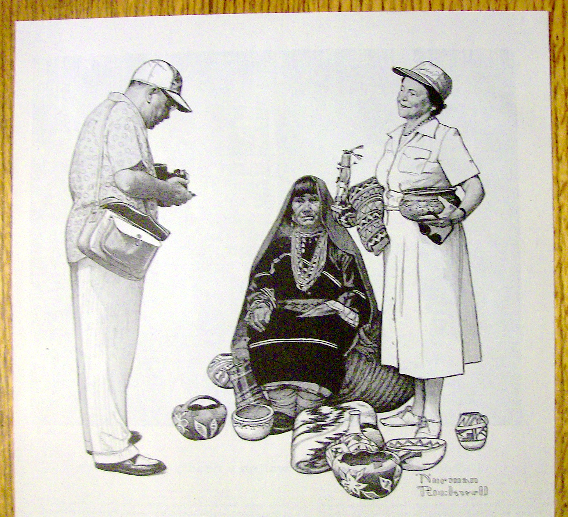 1961 Massachusetts Mutual Life Ins by Norman Rockwell