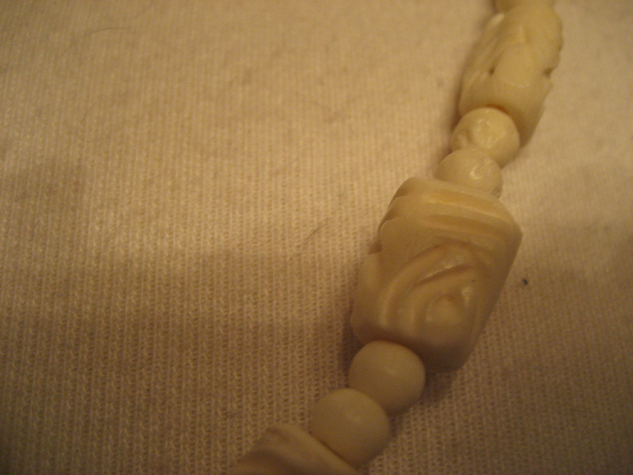 Bone Beaded Necklace
