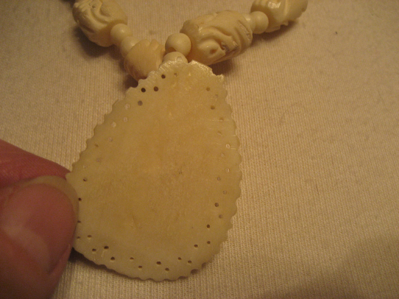 Bone Beaded Necklace