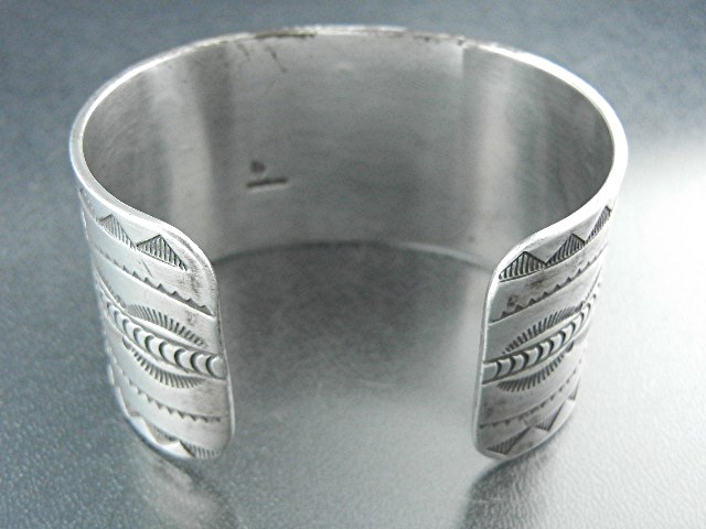 Native American Turquoise Sterling Silver Bracelet  PD