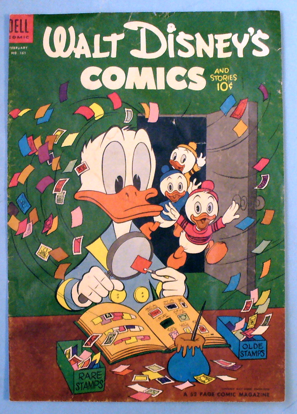 Walt Disney's Comics and Stories Comic Cover - Feb 1954