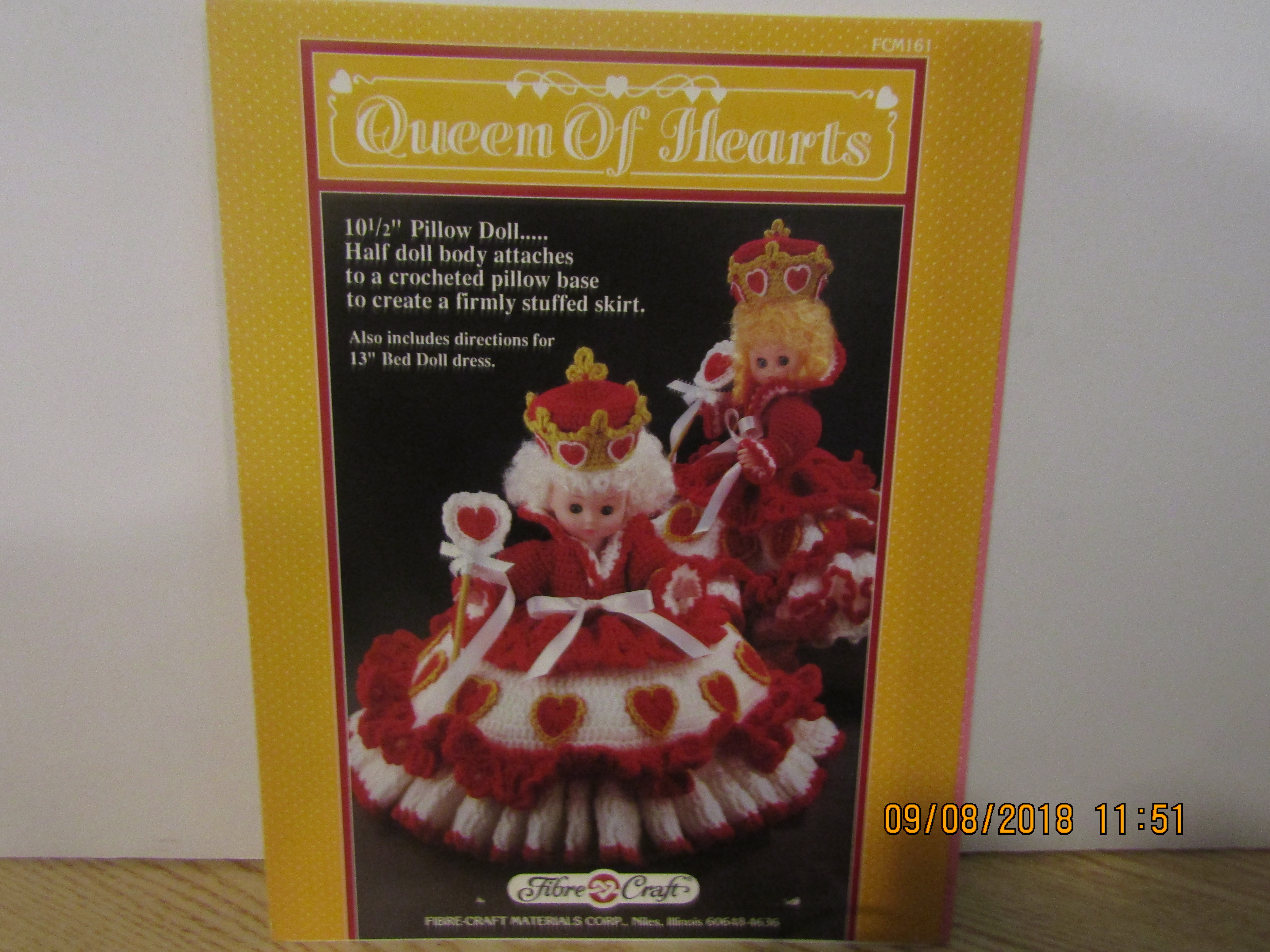 Fibre-Craft Queen Of Hearts Outfit To Crochet #161