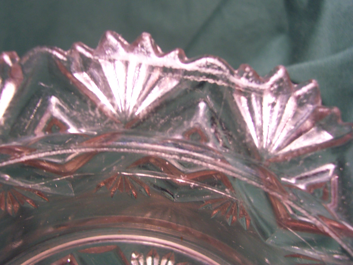 Pressed Patterned Glass Bowl Elaborate