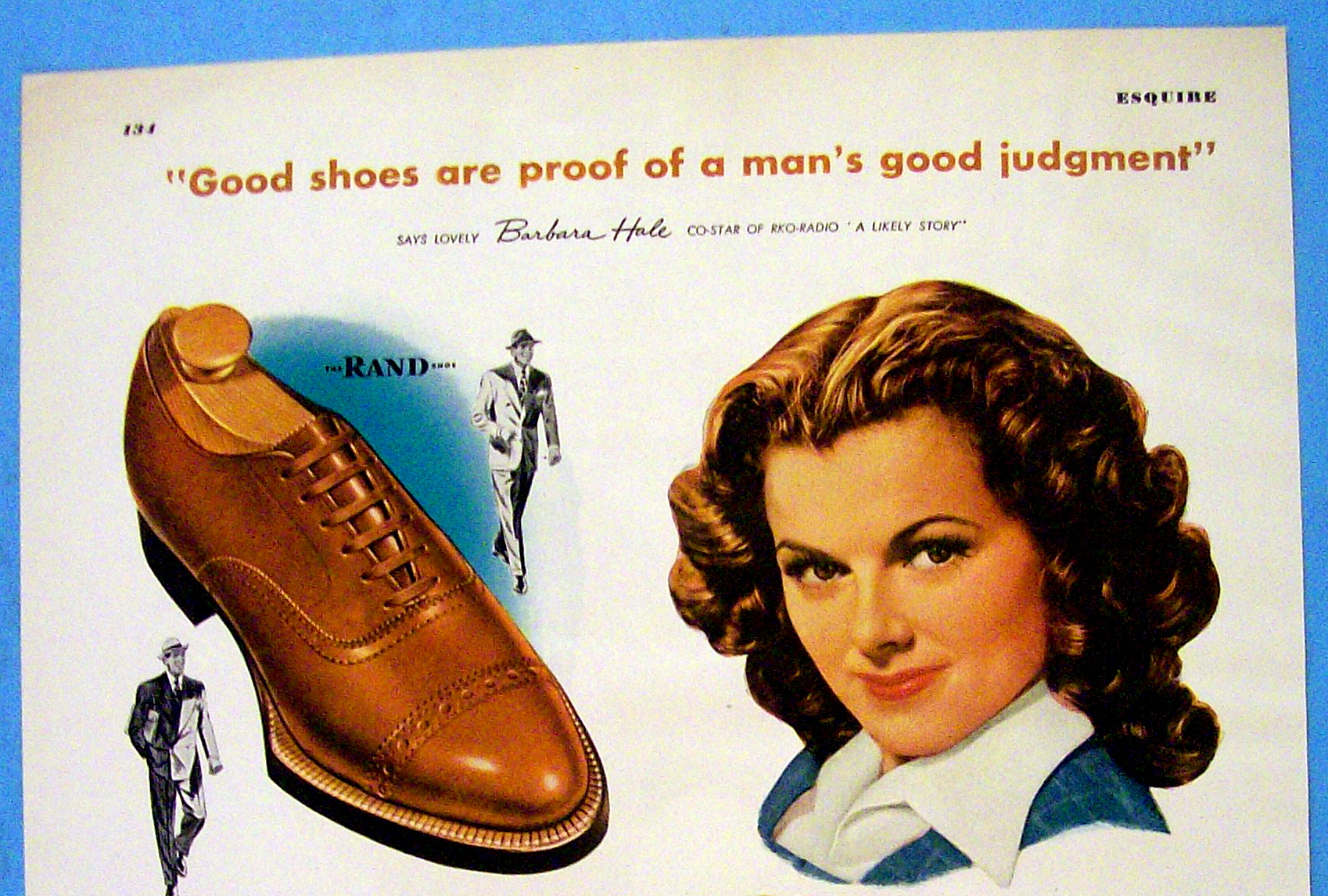 1947 Rand Shoes with Barbara Hale Of A Likely Story