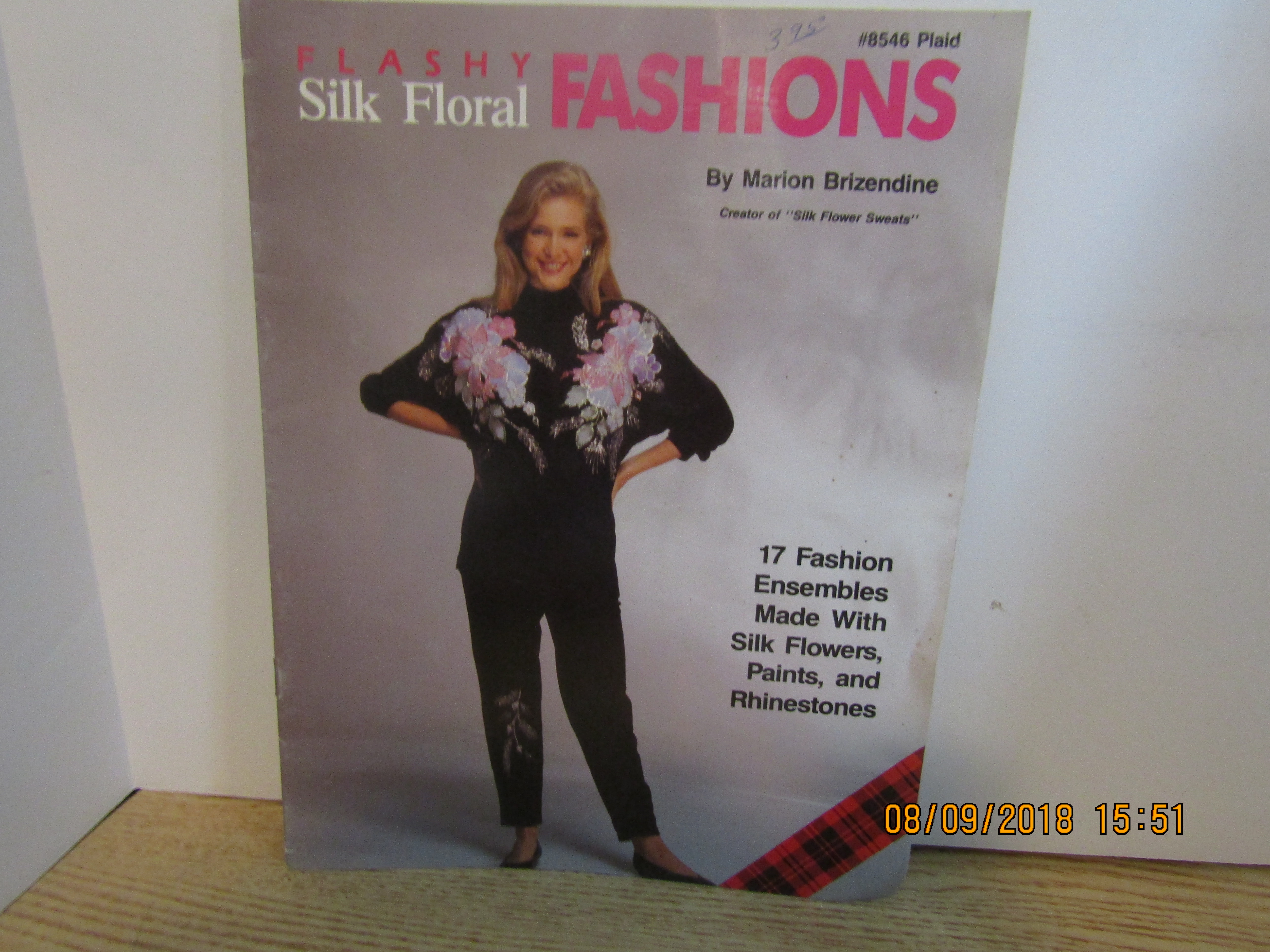 Plaid Craft Book Flashy Silk Floral Fashions #8546