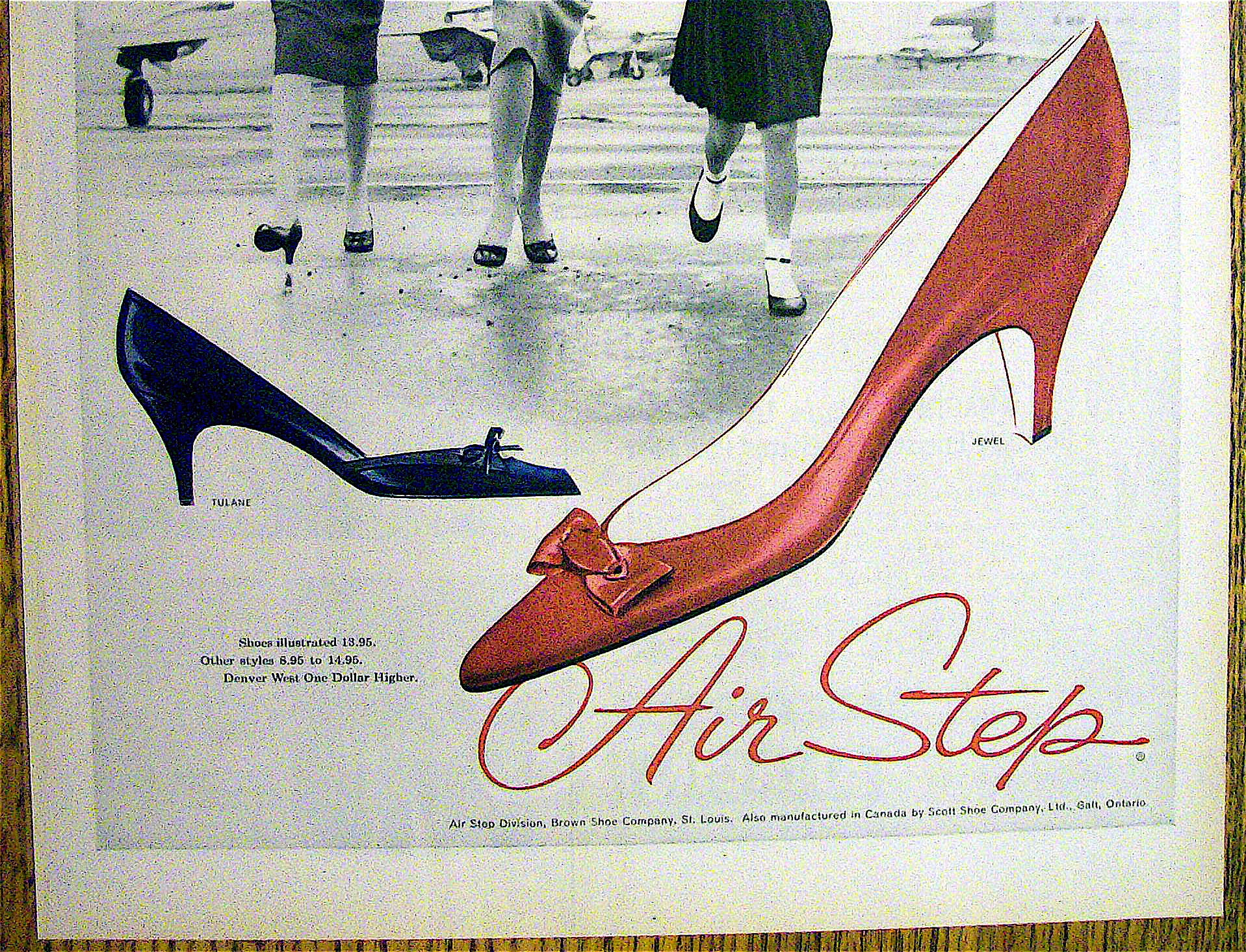 Ad: 1959 Air Step Americana Shoes