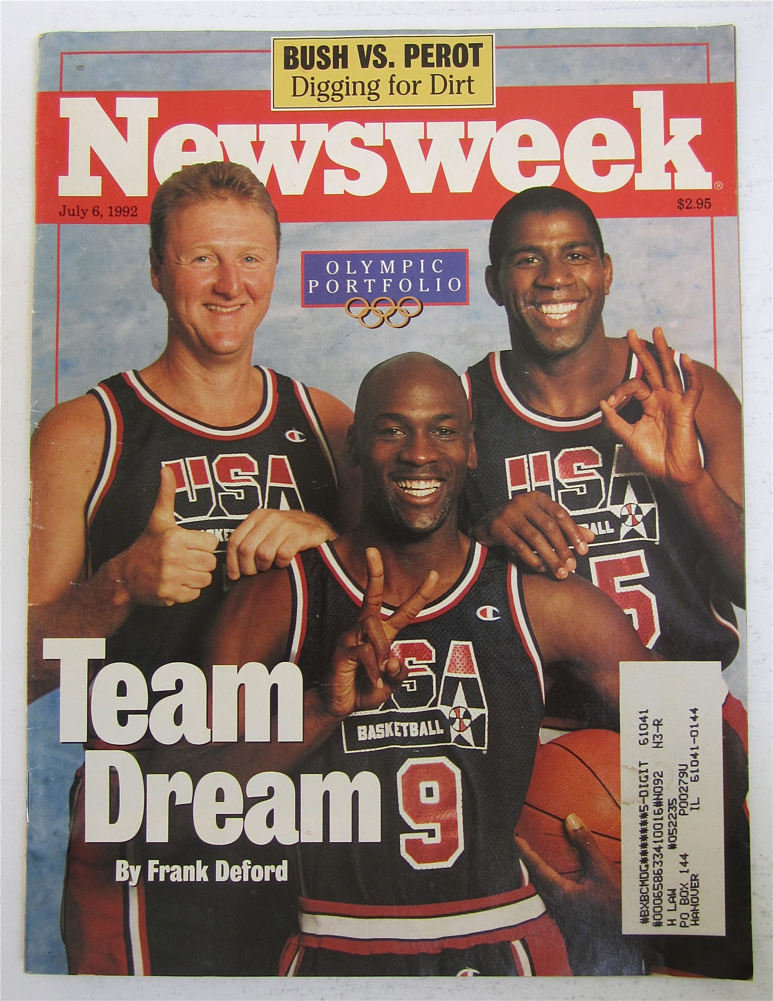 Newsweek Magazine July 6, 1992 Team Dream