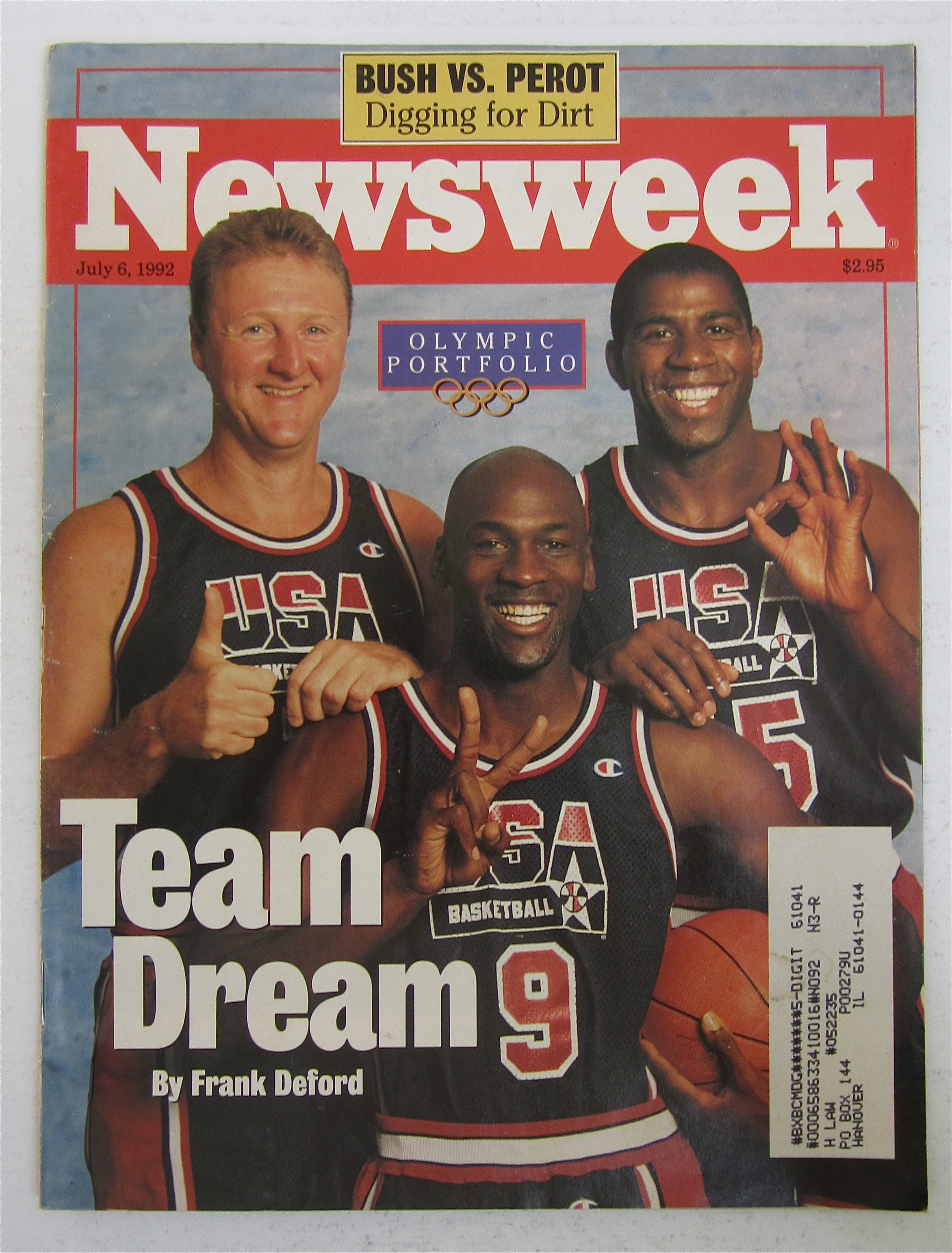Newsweek Magazine July 6, 1992 Team Dream