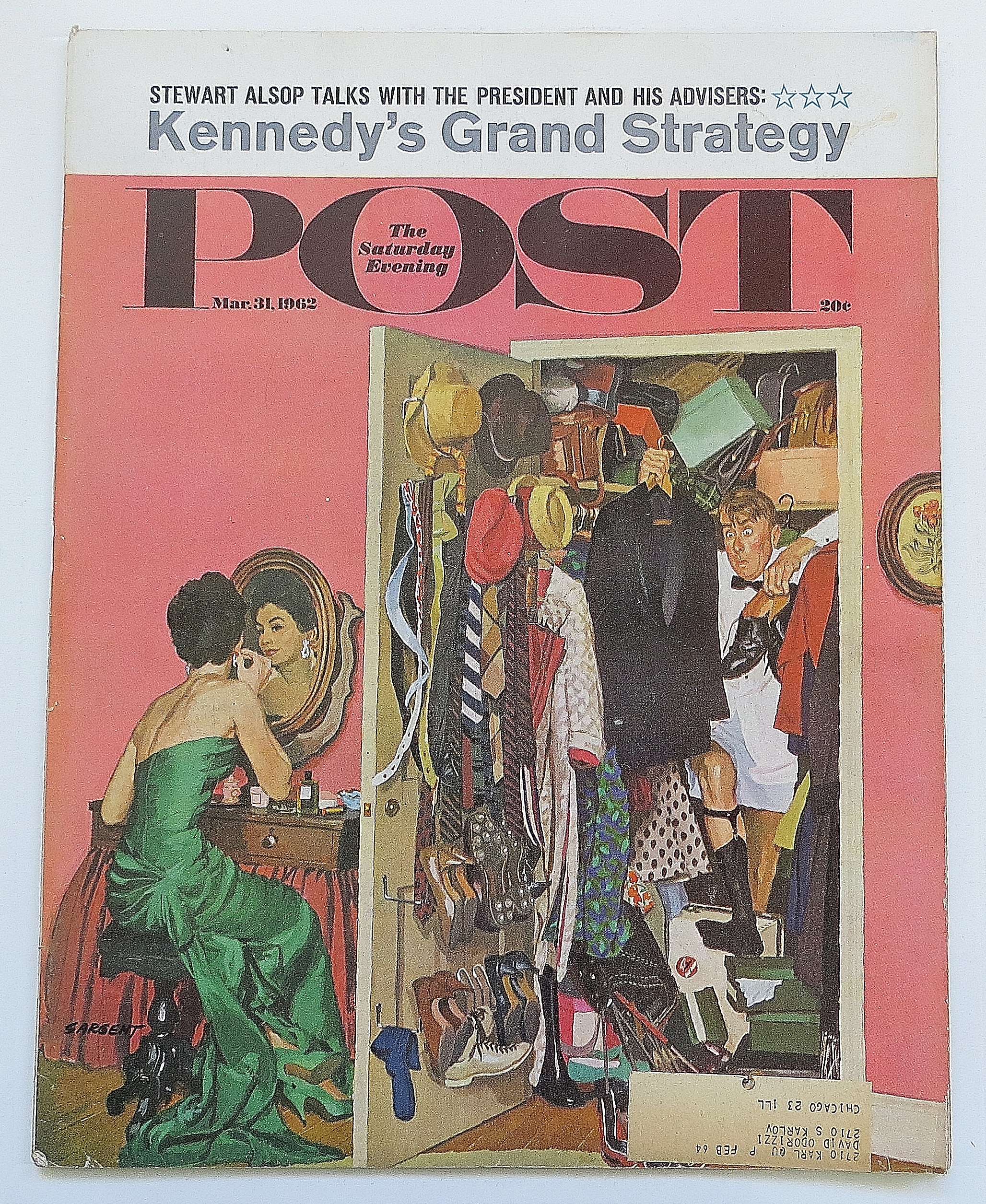 Saturday Evening Post March 31, 1962 Kennedy