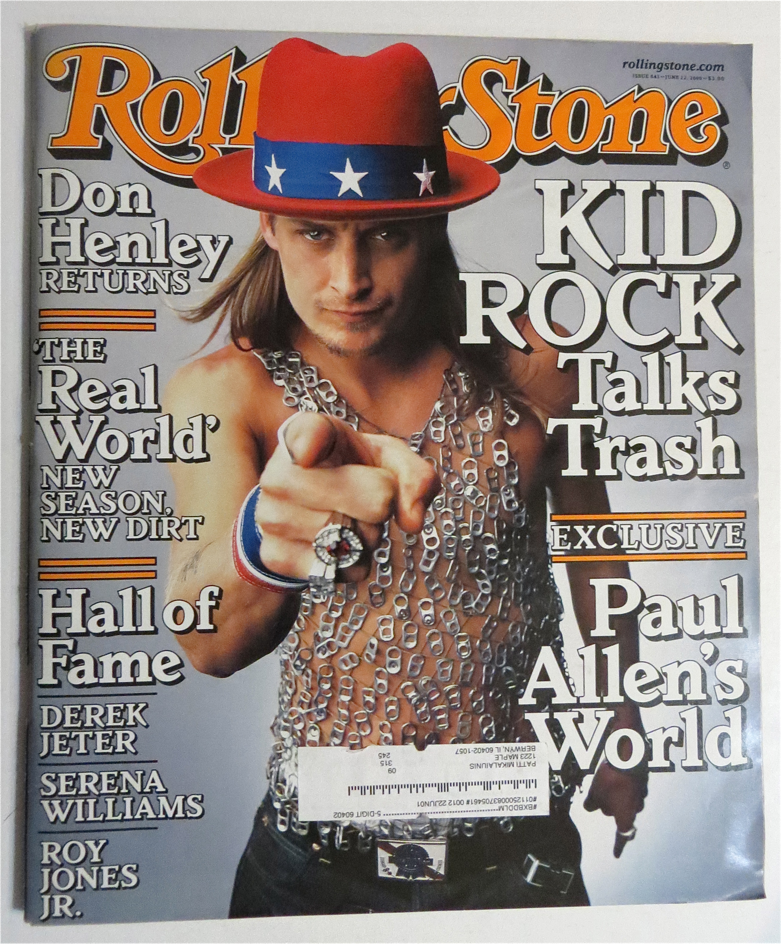Rolling Stone June 22, 2000 Kid Rock