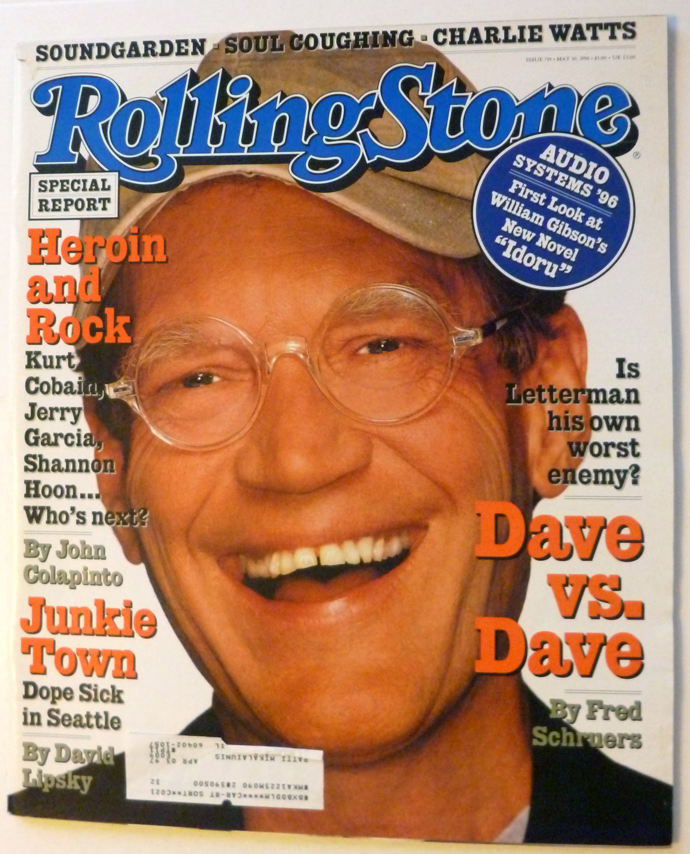 Rolling Stone Magazine May 30, 1996 David Letterman