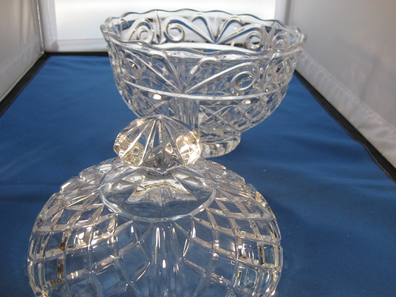 Lead Crystal Candy Dish