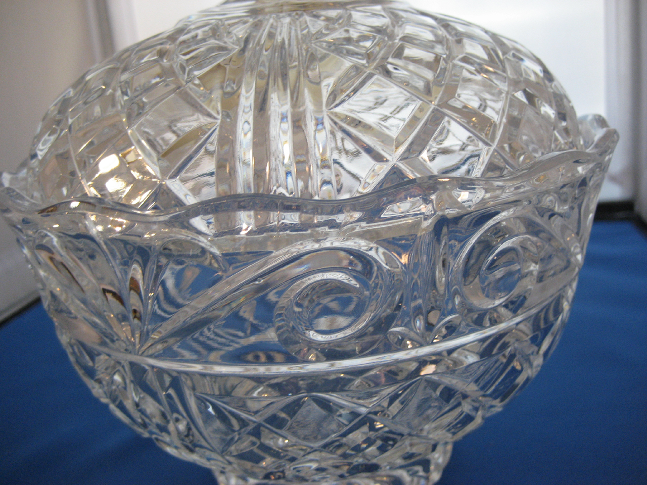 Lead Crystal Candy Dish