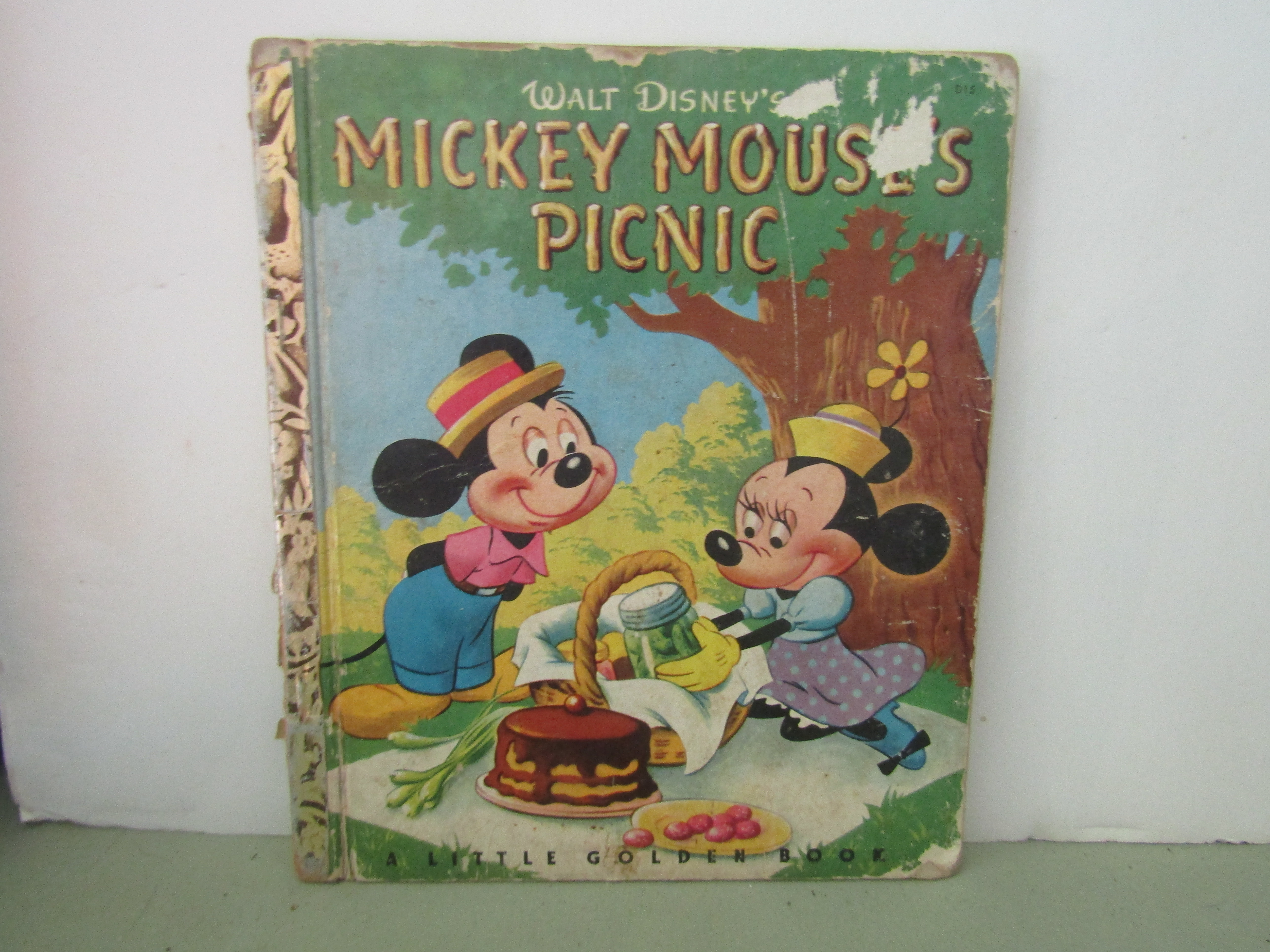 Early Little Library Golden Book Mickey Mouse Picnic