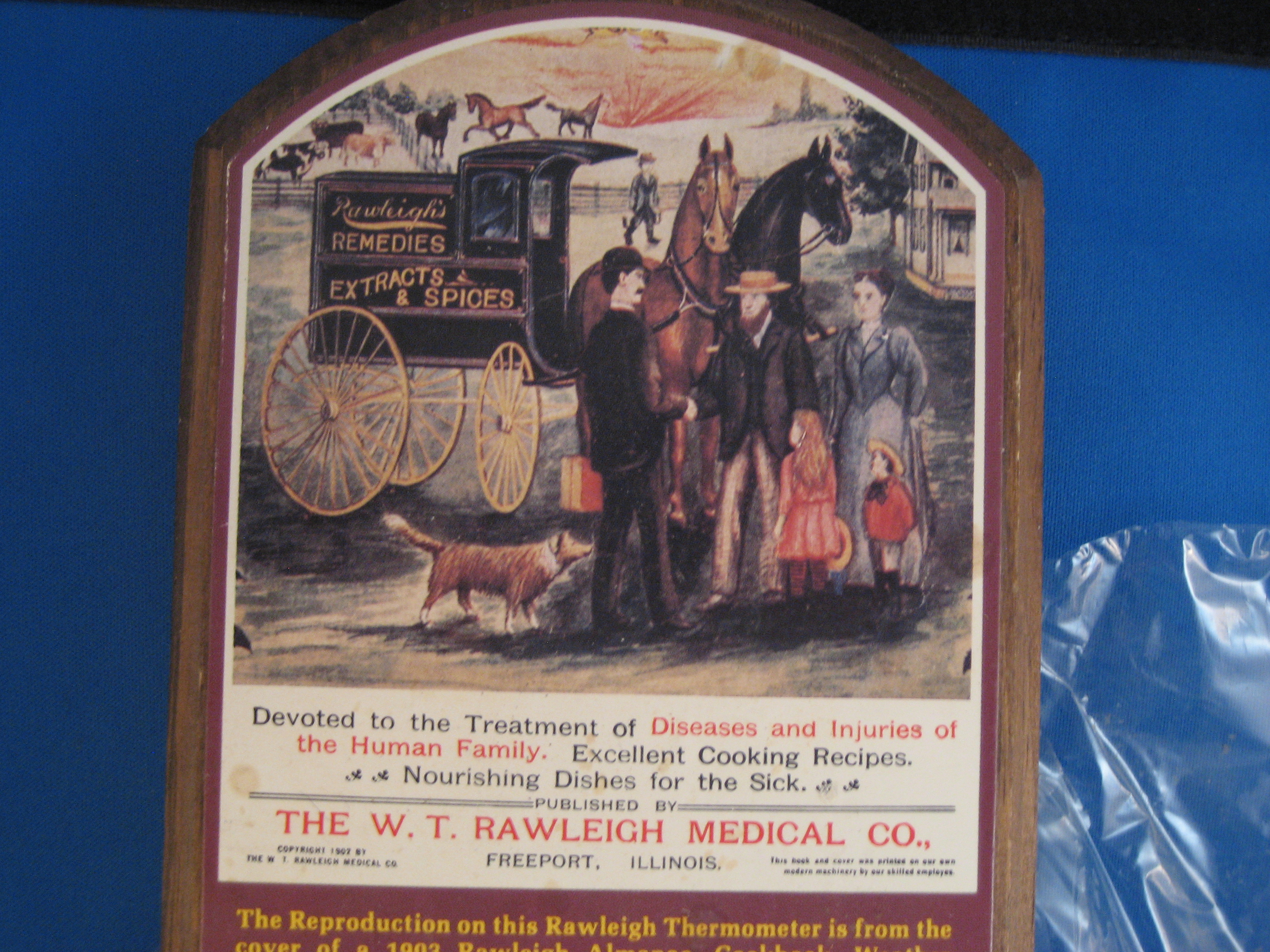 Rawleigh Advertising Thermometer