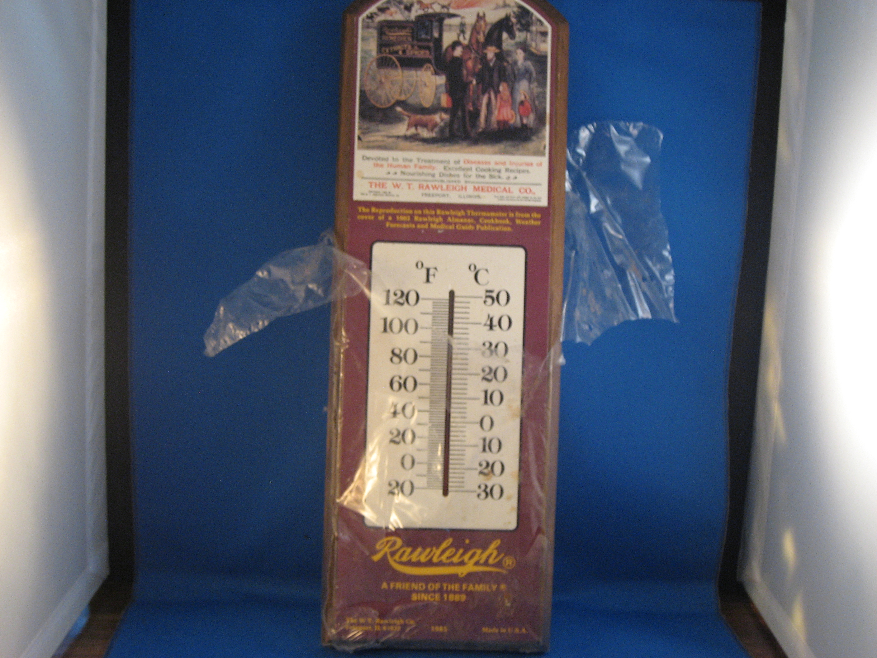 Rawleigh Advertising Thermometer