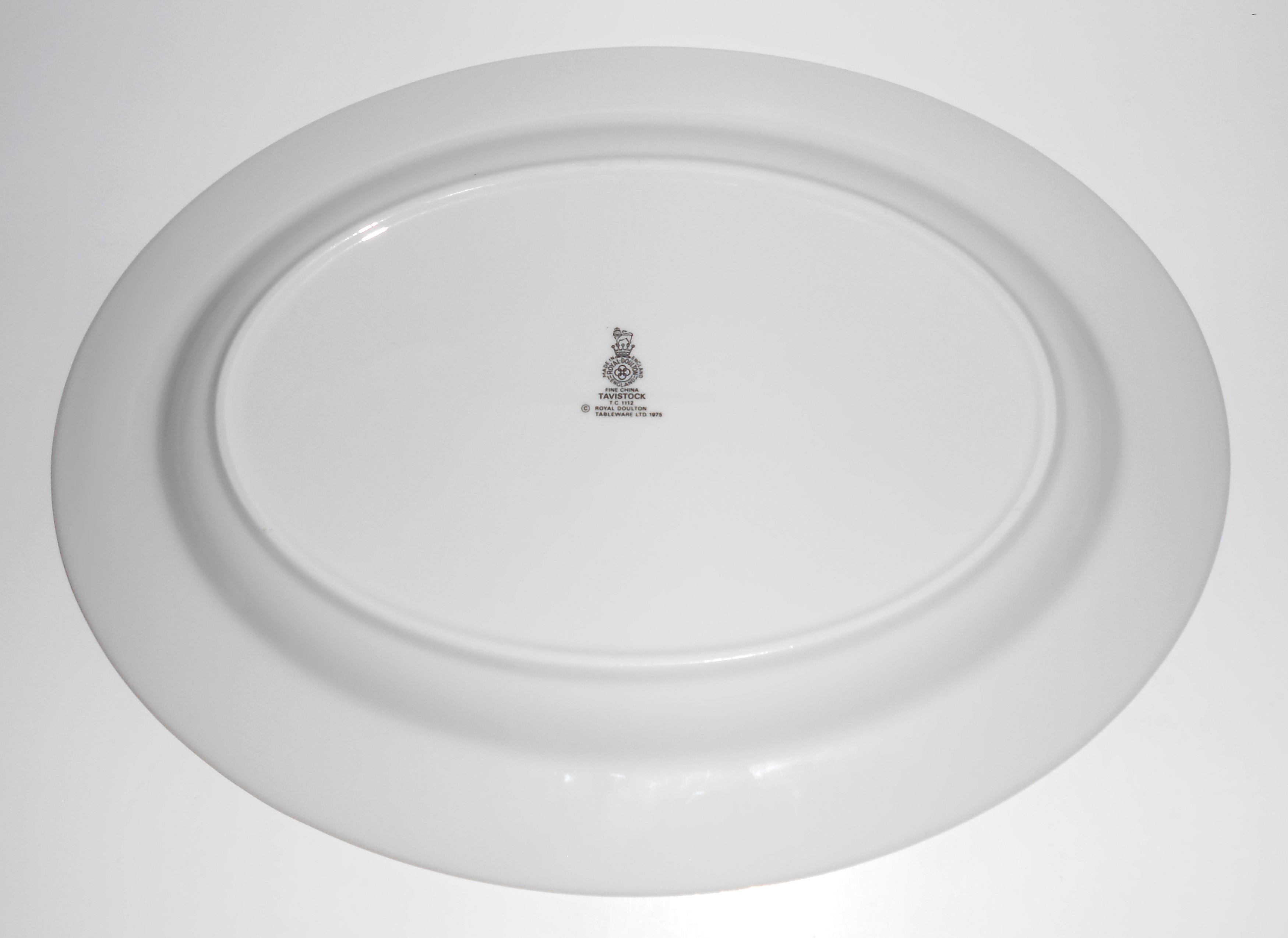 Royal Doulton Fine China Gold Band Tavistock Platter