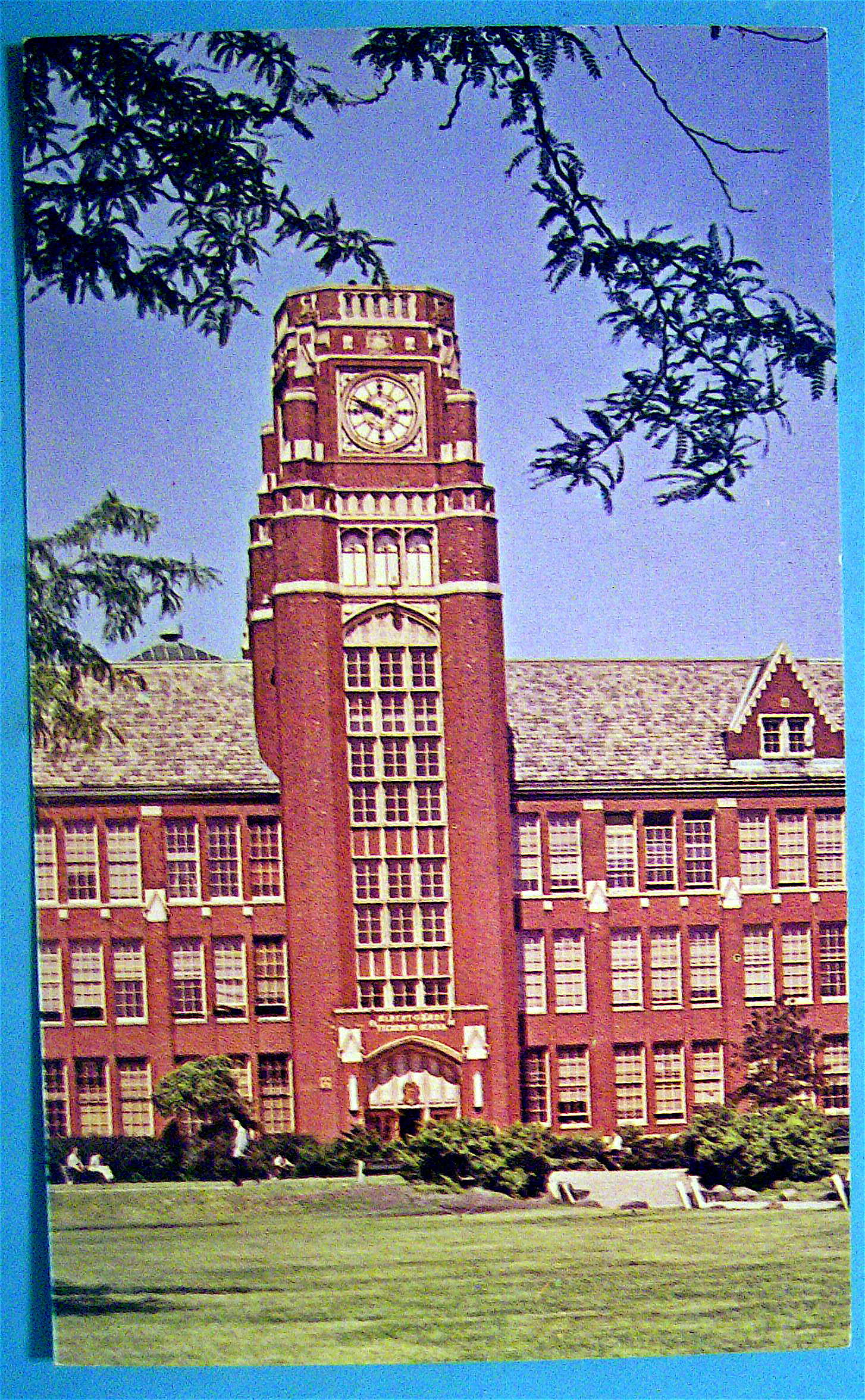 Postcard of Lane Technical High School (Chicago)