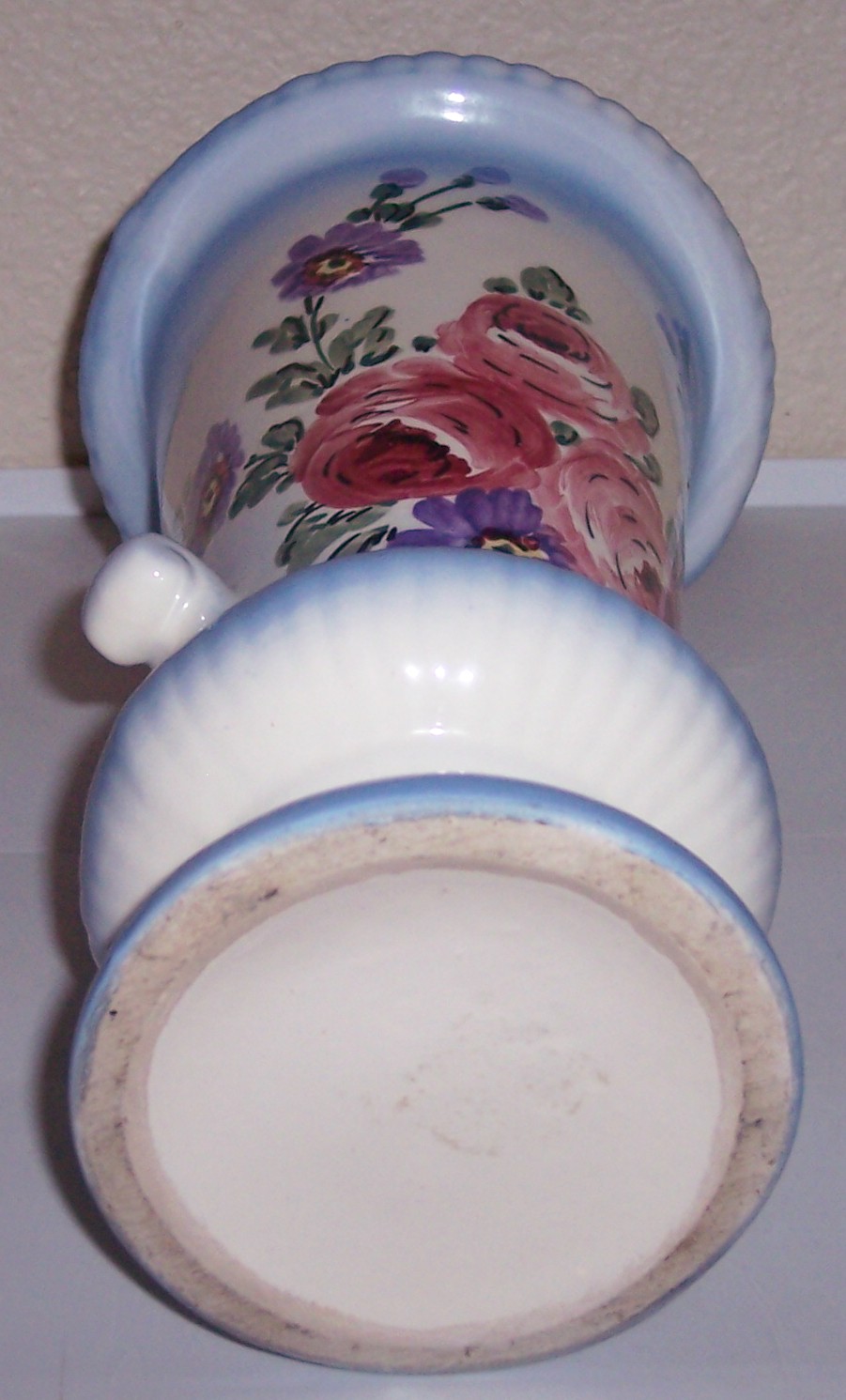 Camark Pottery Floral Decorated 9" Vase!