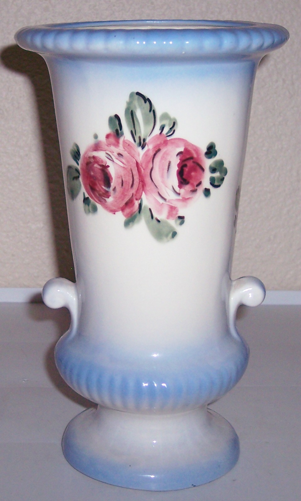Camark Pottery Floral Decorated 9" Vase!