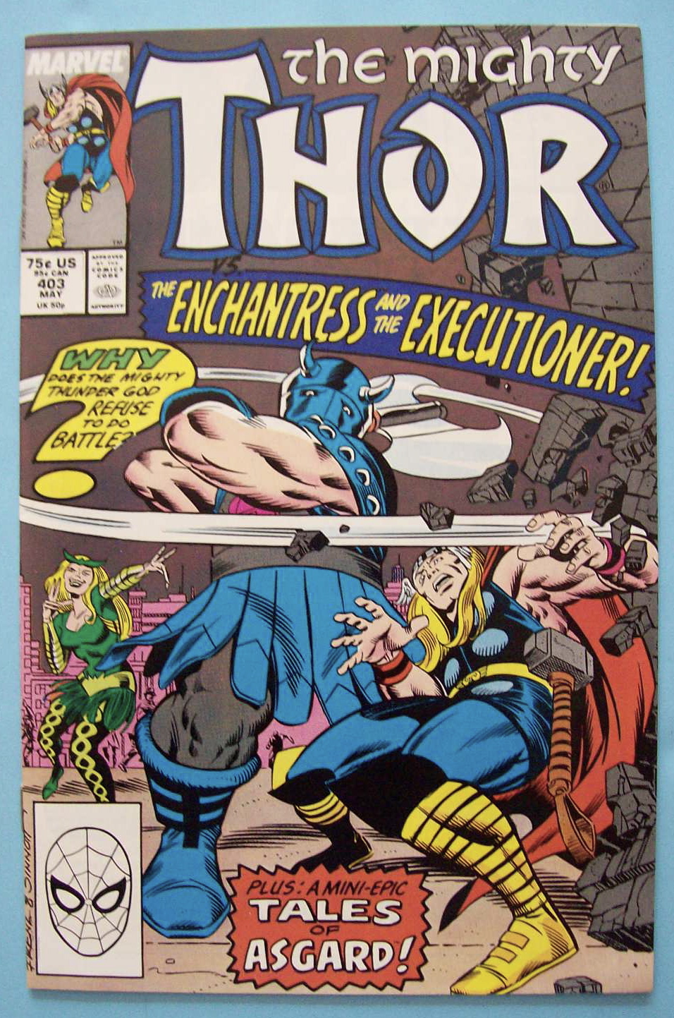 Mighty Thor Comics -May 1989- Enchantress & Executioner