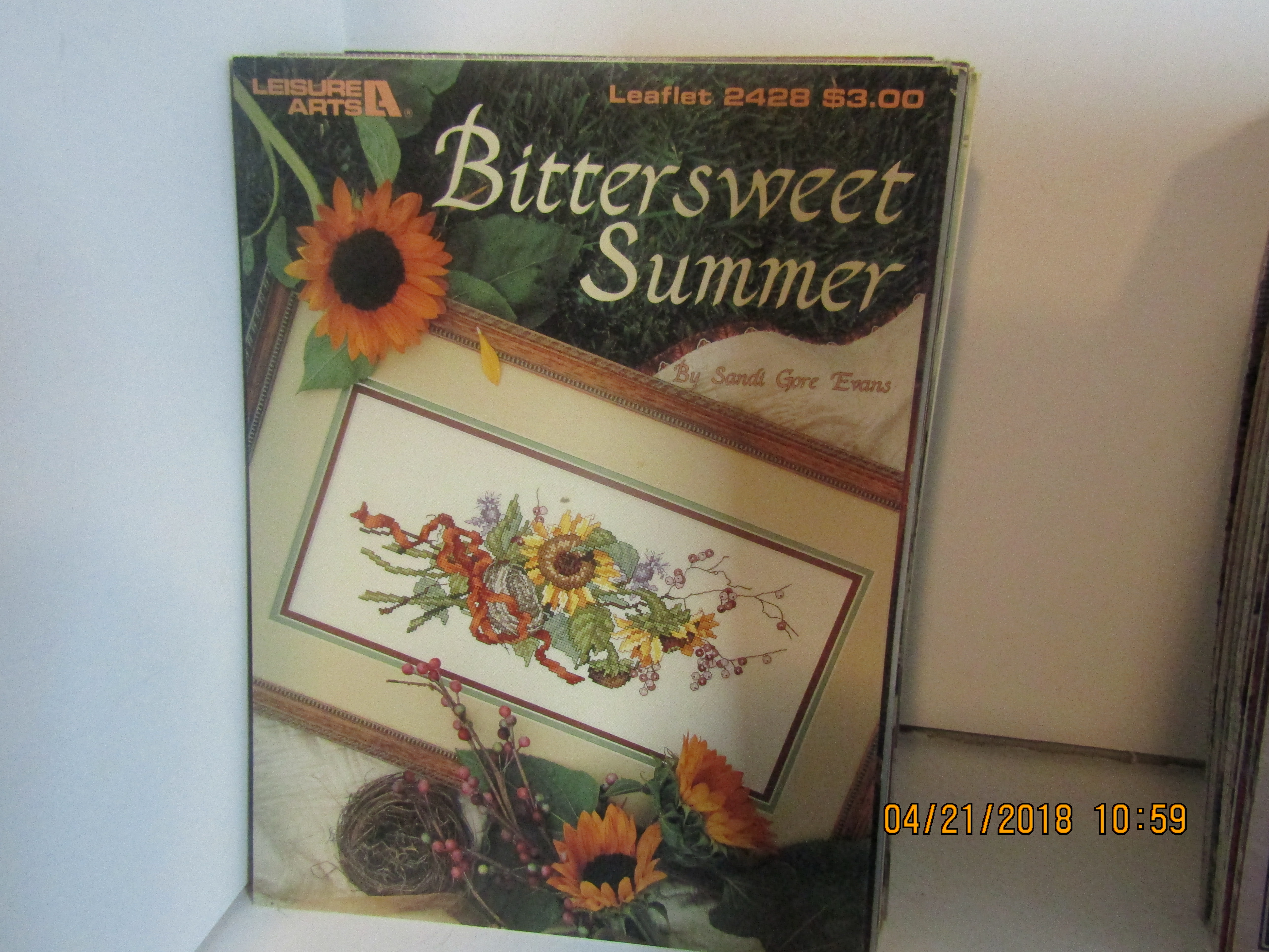 Leisure Arts Cross Stitch Bittersweet Summer  #2428