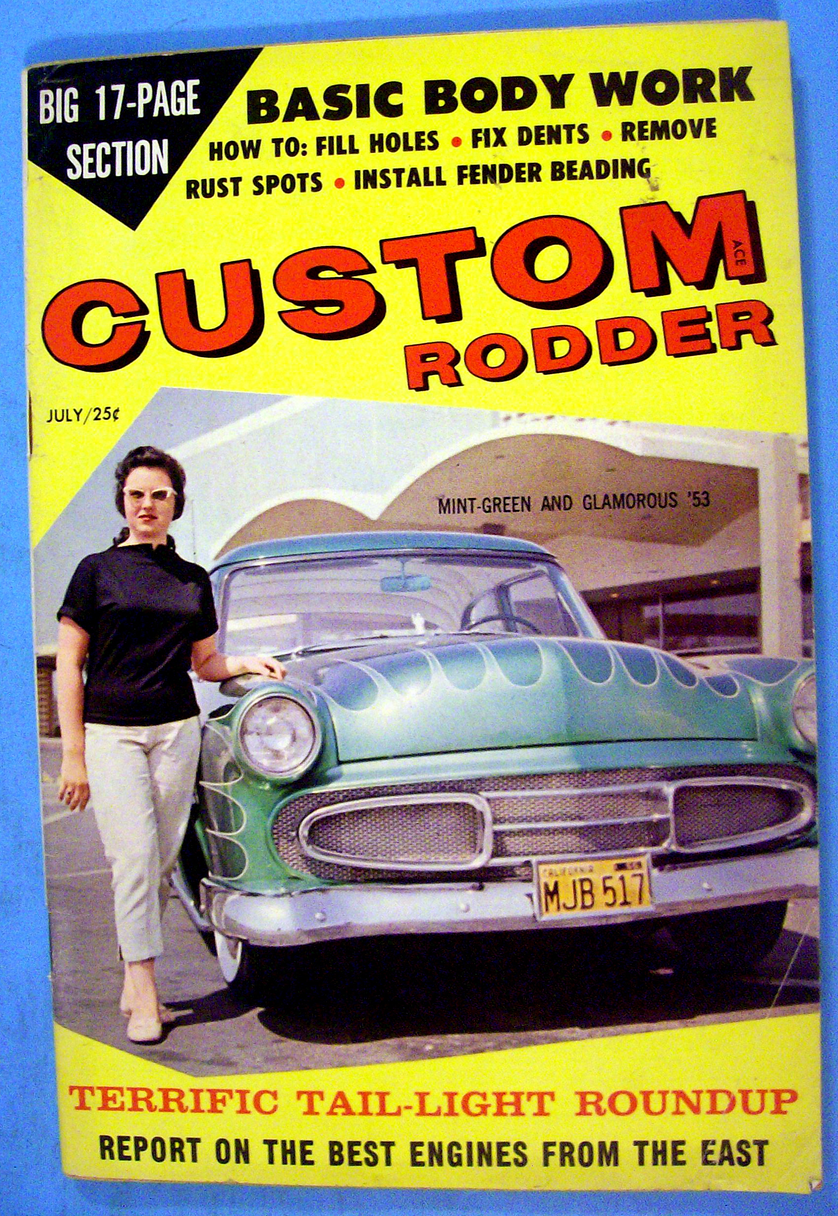 Custom Rodder July 1959 Basic Body Work