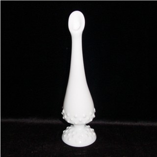 Milk Glass Hobnail Bud Vase
