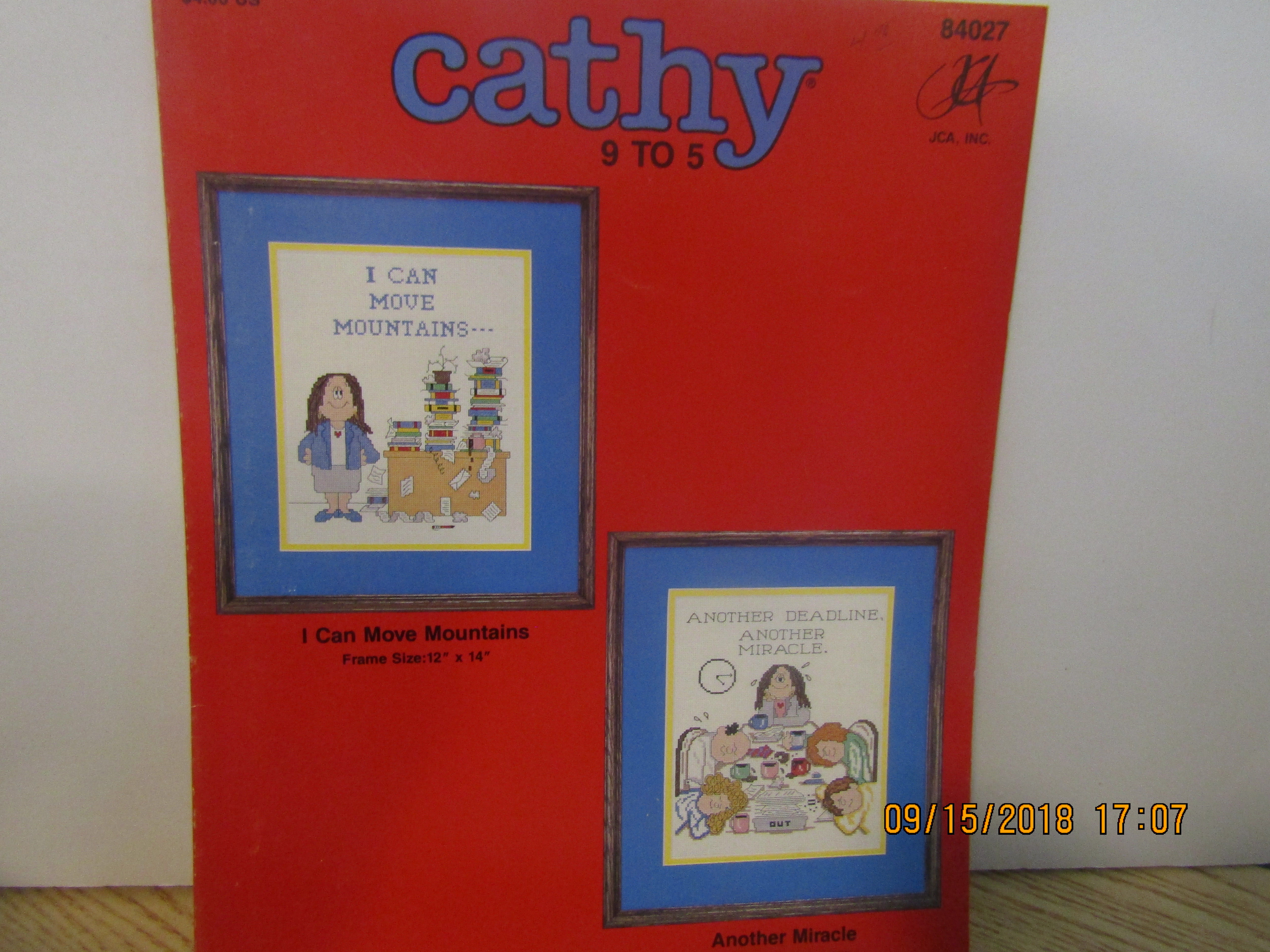Cross Stitch Book Cathy Guisewite's Cathy 9 To 5 #84027