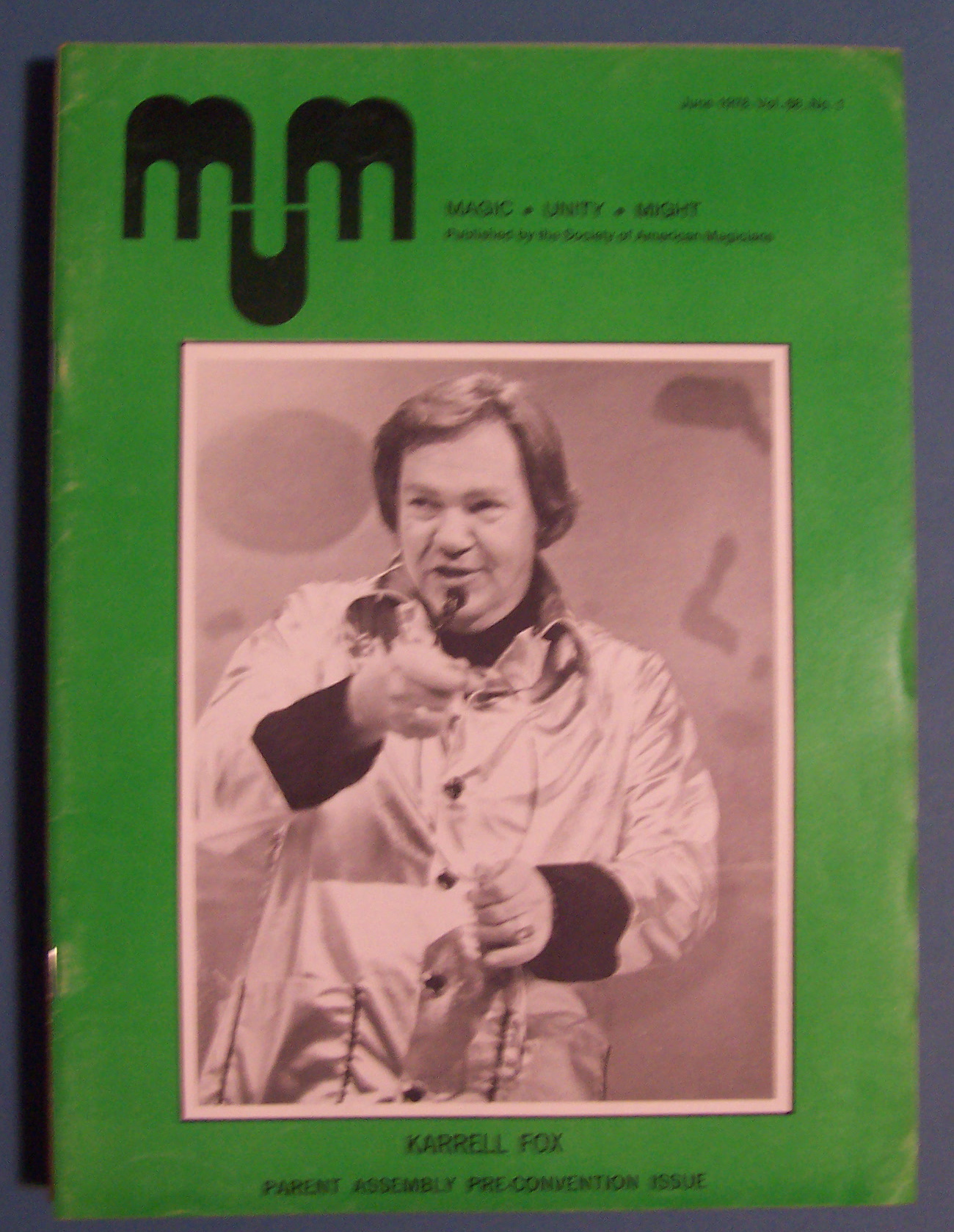 Magic Unity Might MUM Magician Magazine - June 1978