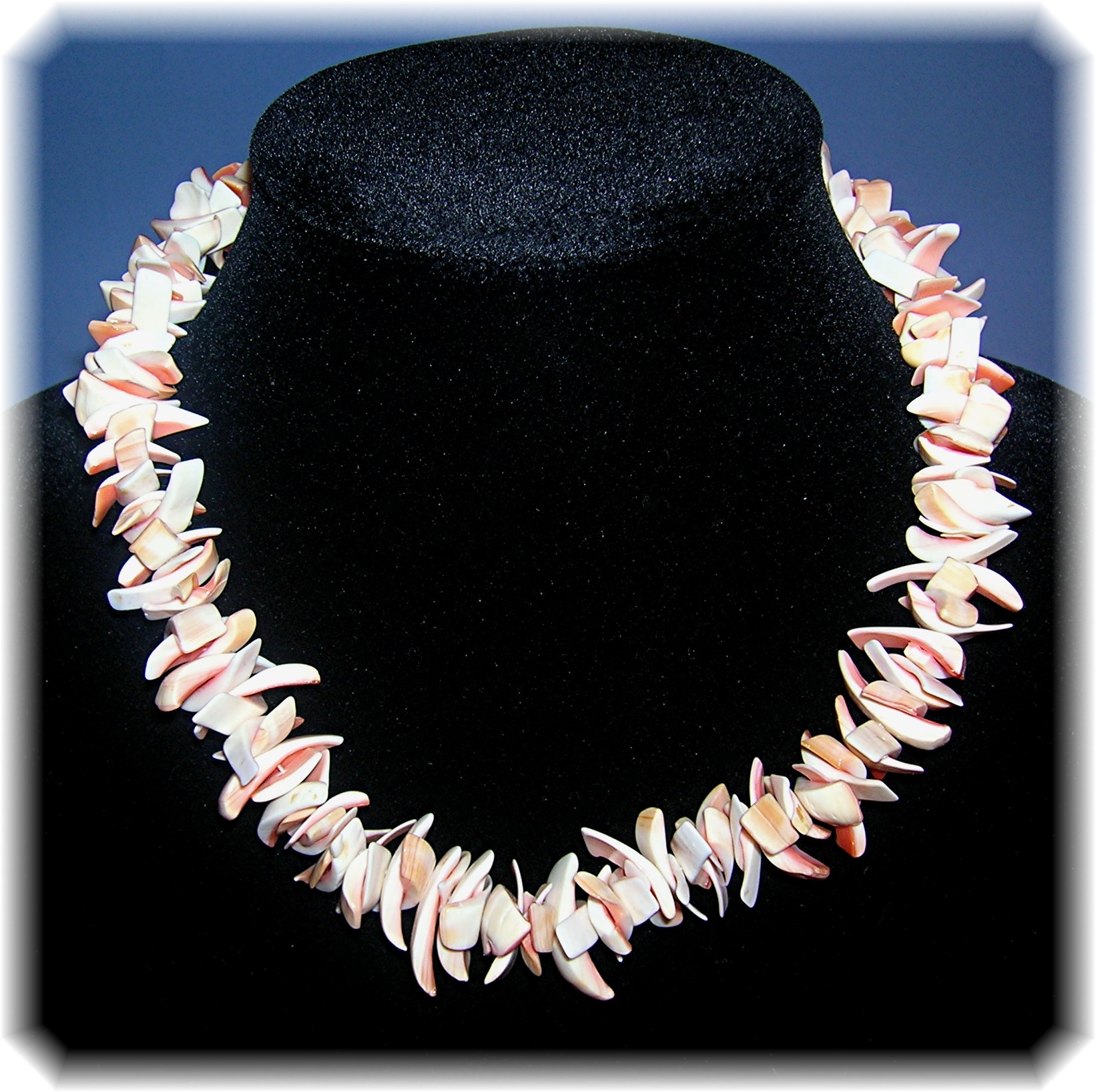Pink and Cream Coral 18 Inch Necklace