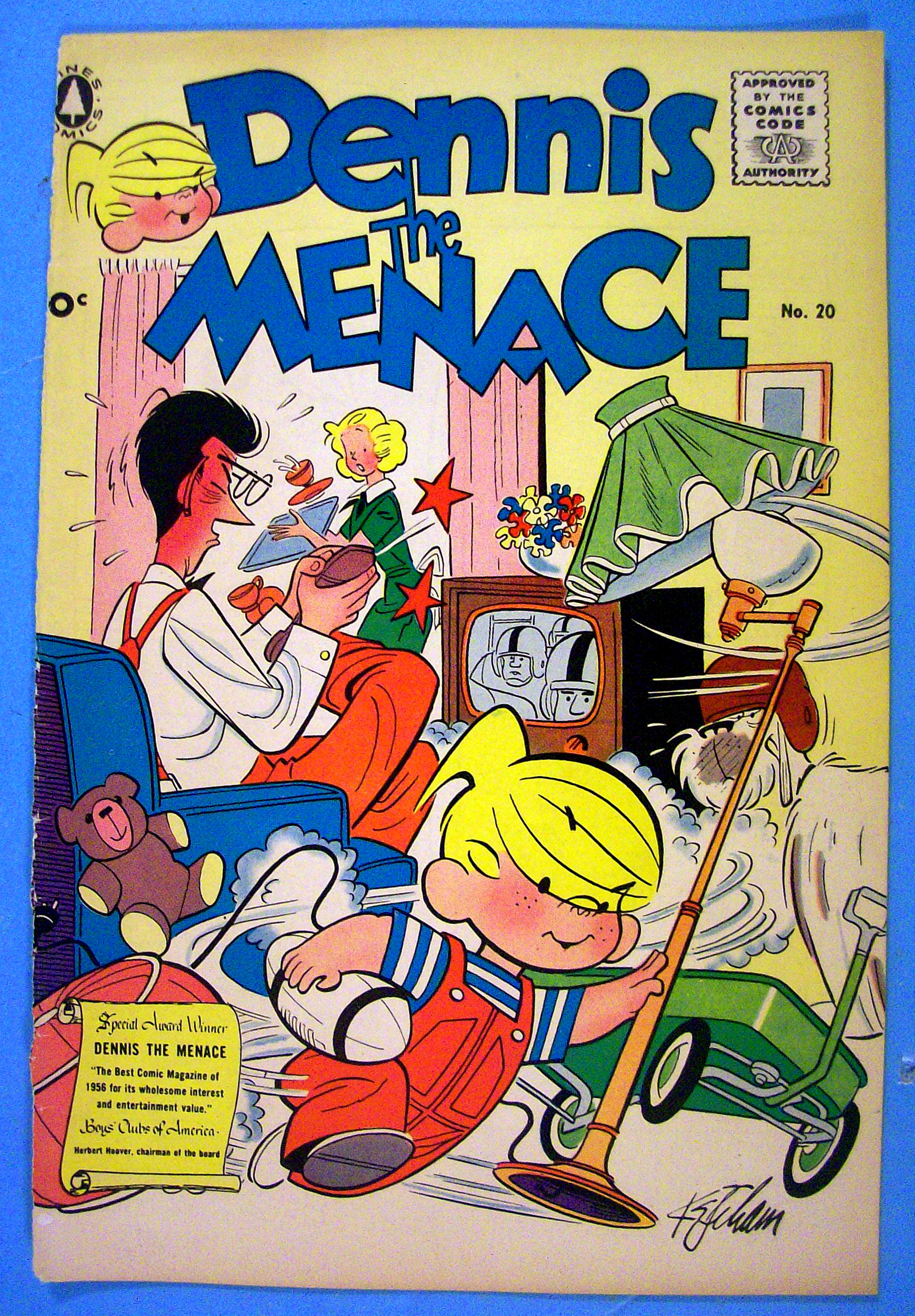 Dennis the Menace Comic Cover #20 January 1957