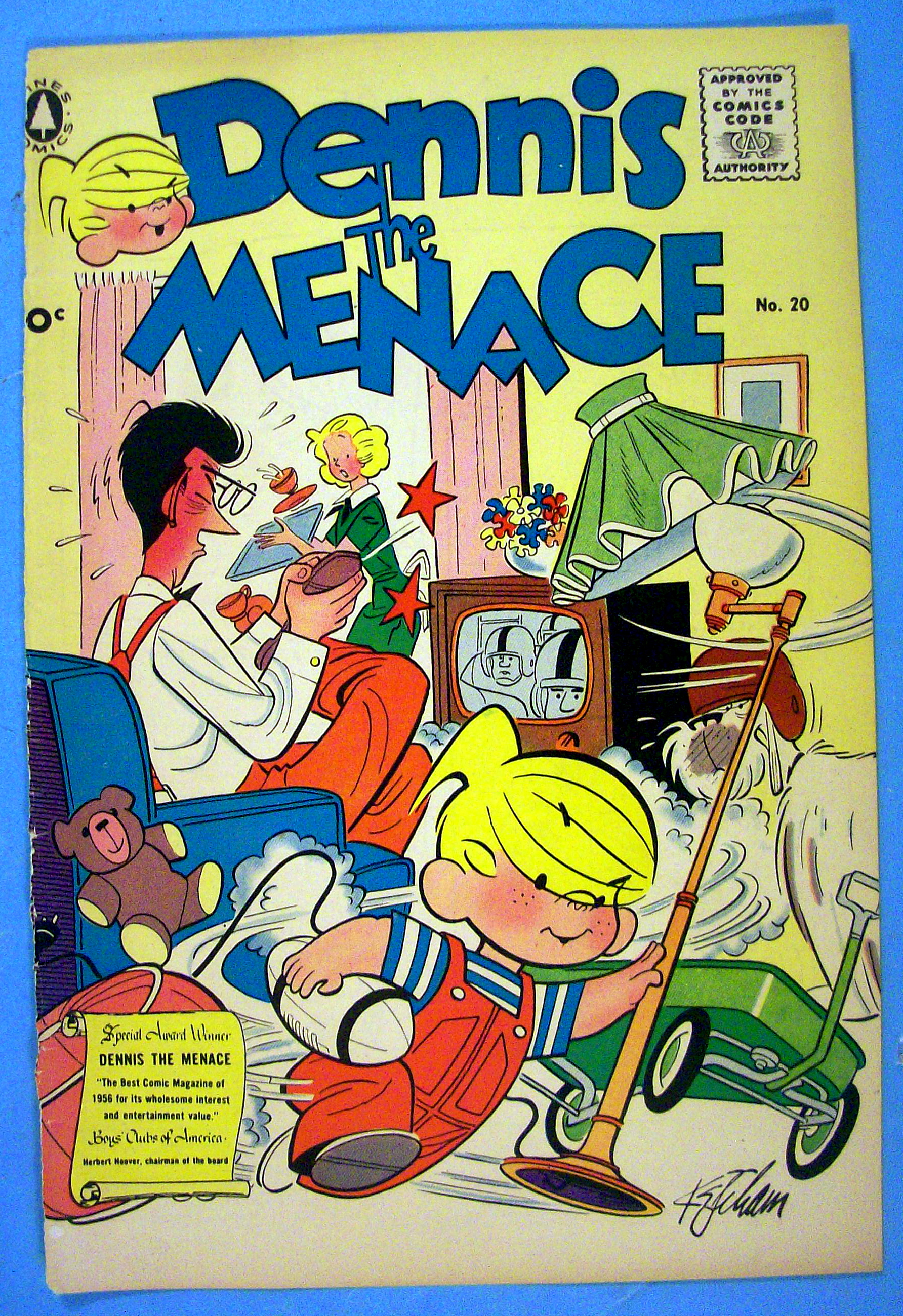Dennis the Menace Comic Cover #20 January 1957