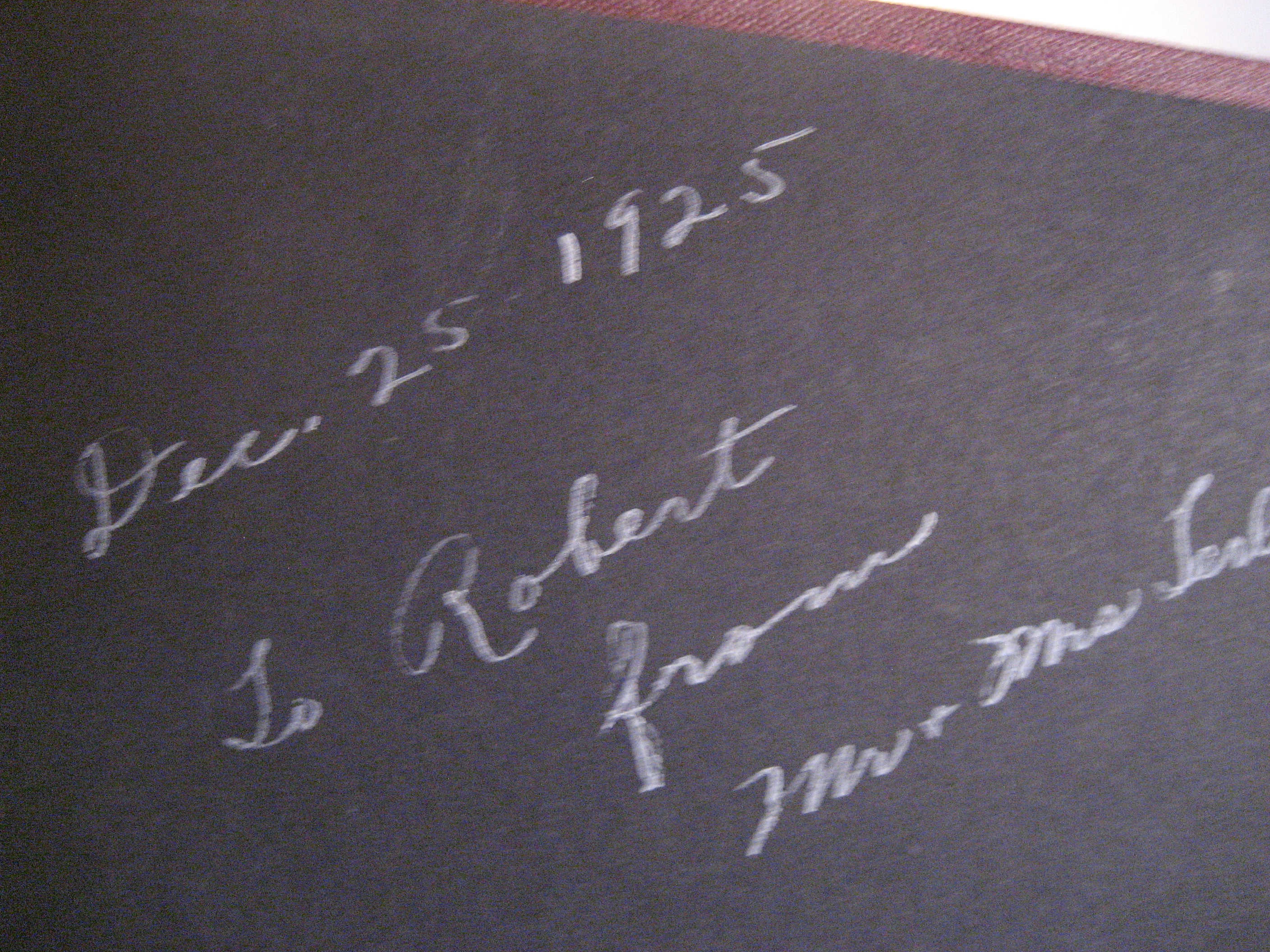 Burgundy Leather Album