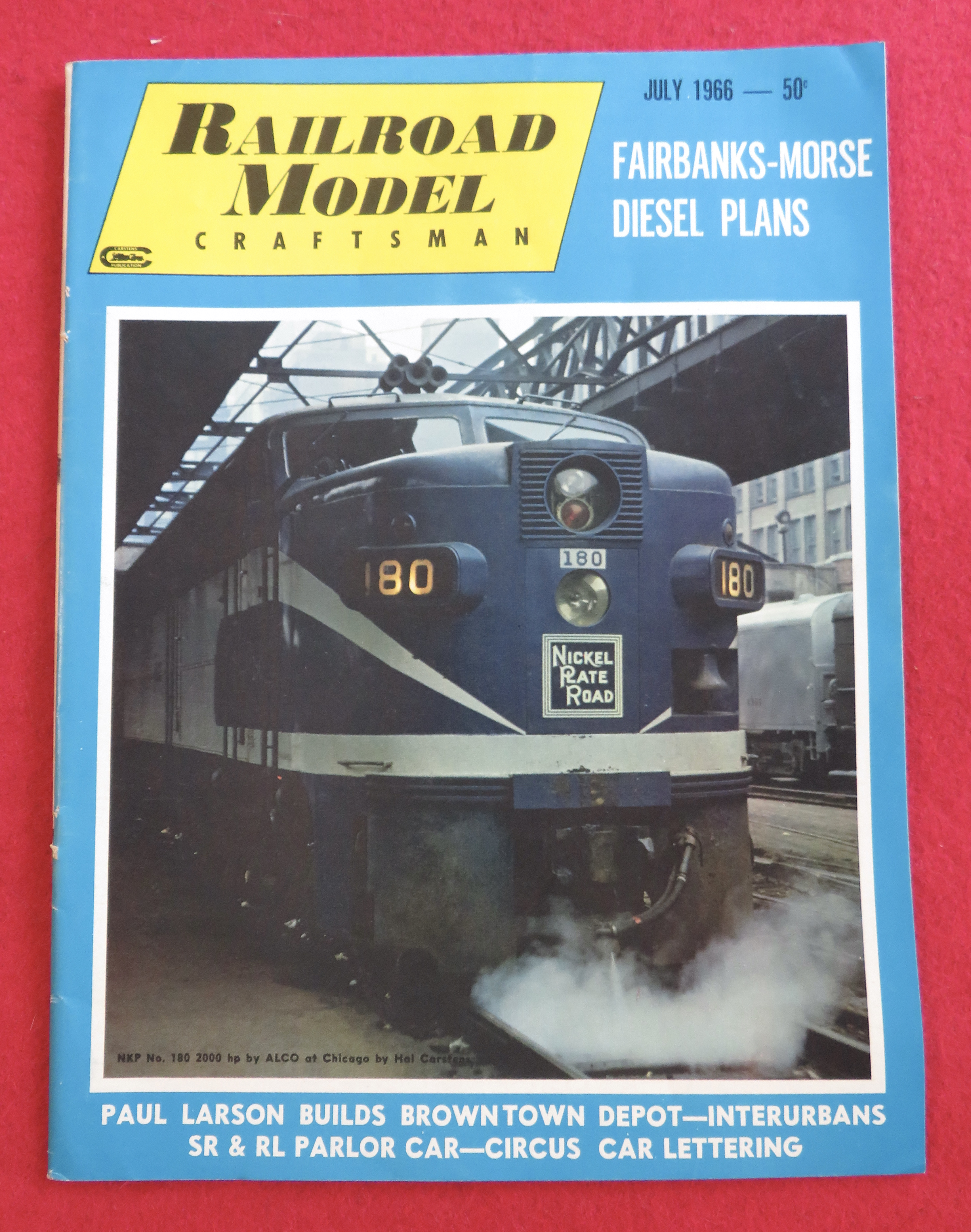 Railroad Model Craftsman Magazine July 1966