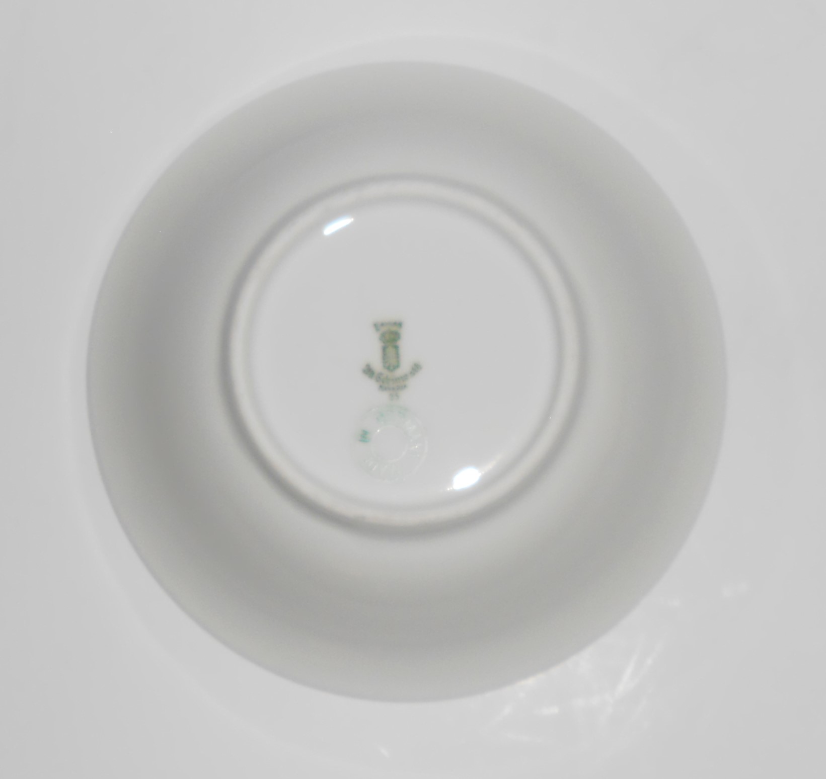 Eamag Porcelain China Bavaria EAM16 Yellow Band Pink Ro