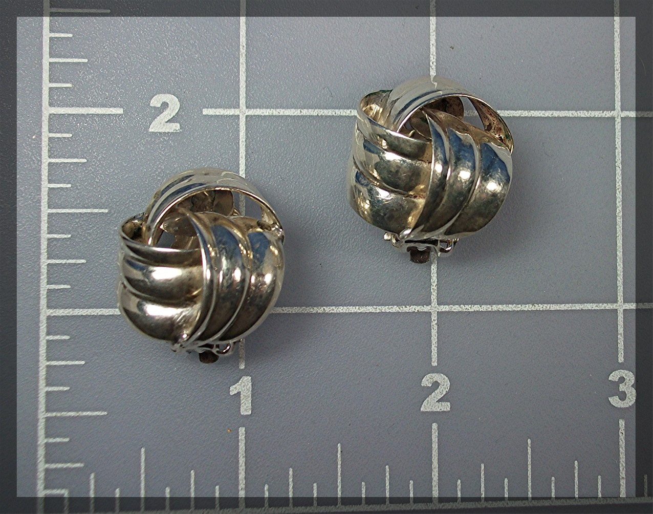 Earrings Sterling Silver Love Knot Clip Earrings ......