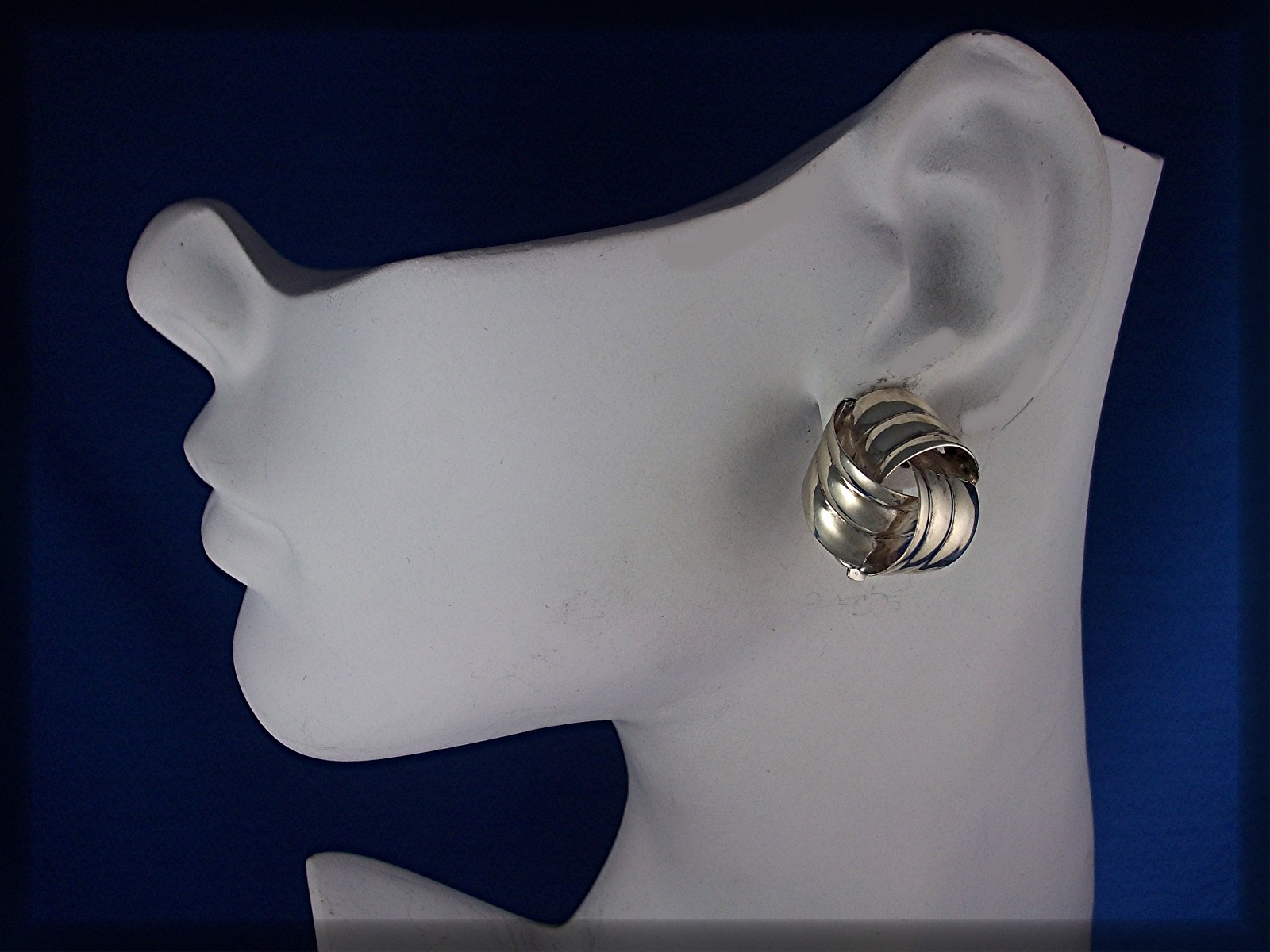 Earrings Sterling Silver Love Knot Clip Earrings ......