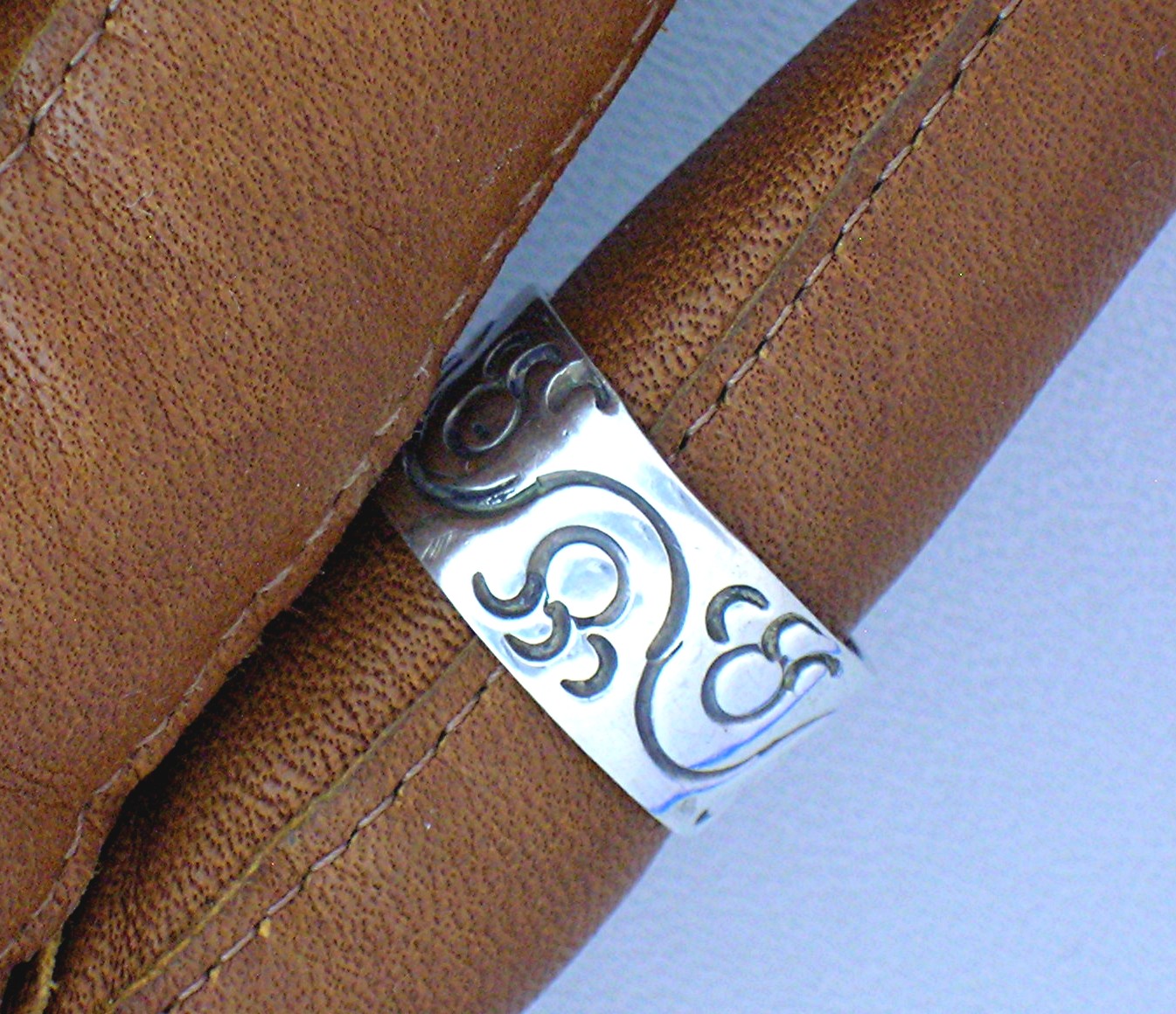 Eagle 3 Mexican Silver Ring, Artist signed  SOC