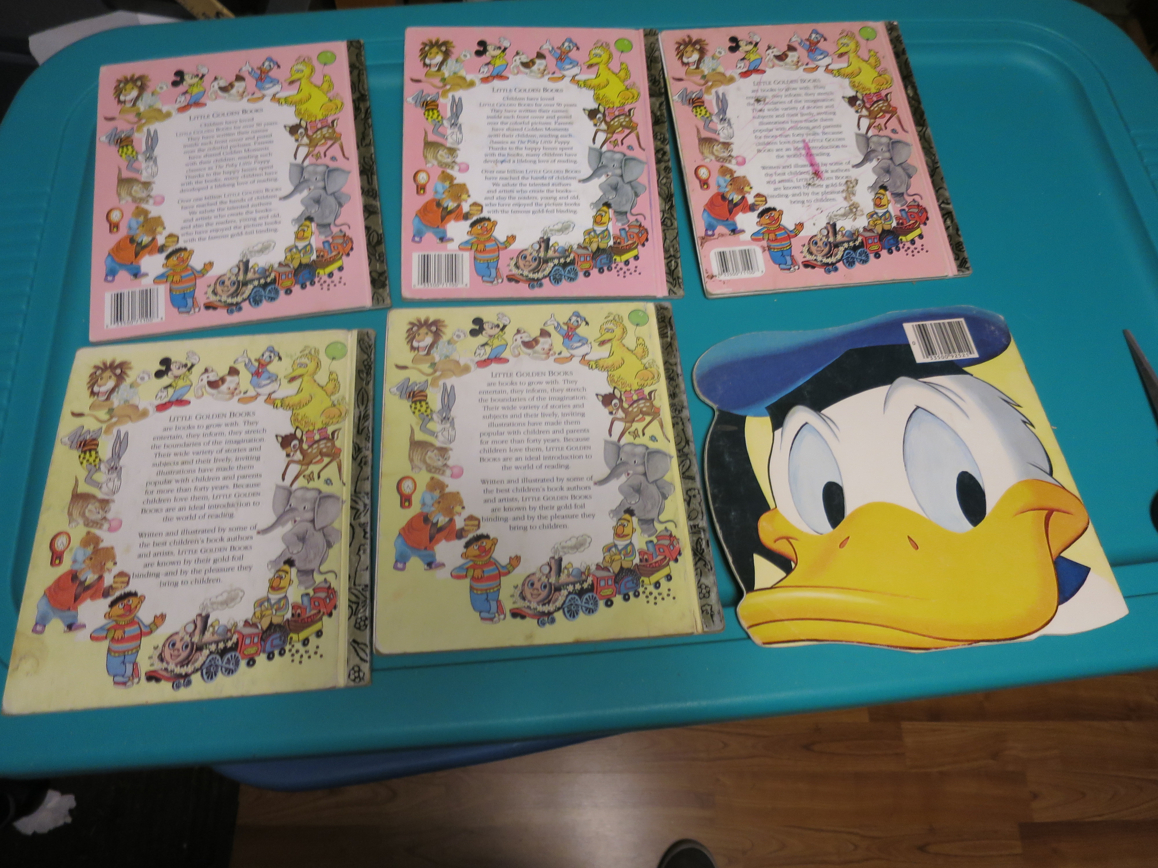 Disney Little Golden Books set of 6 books