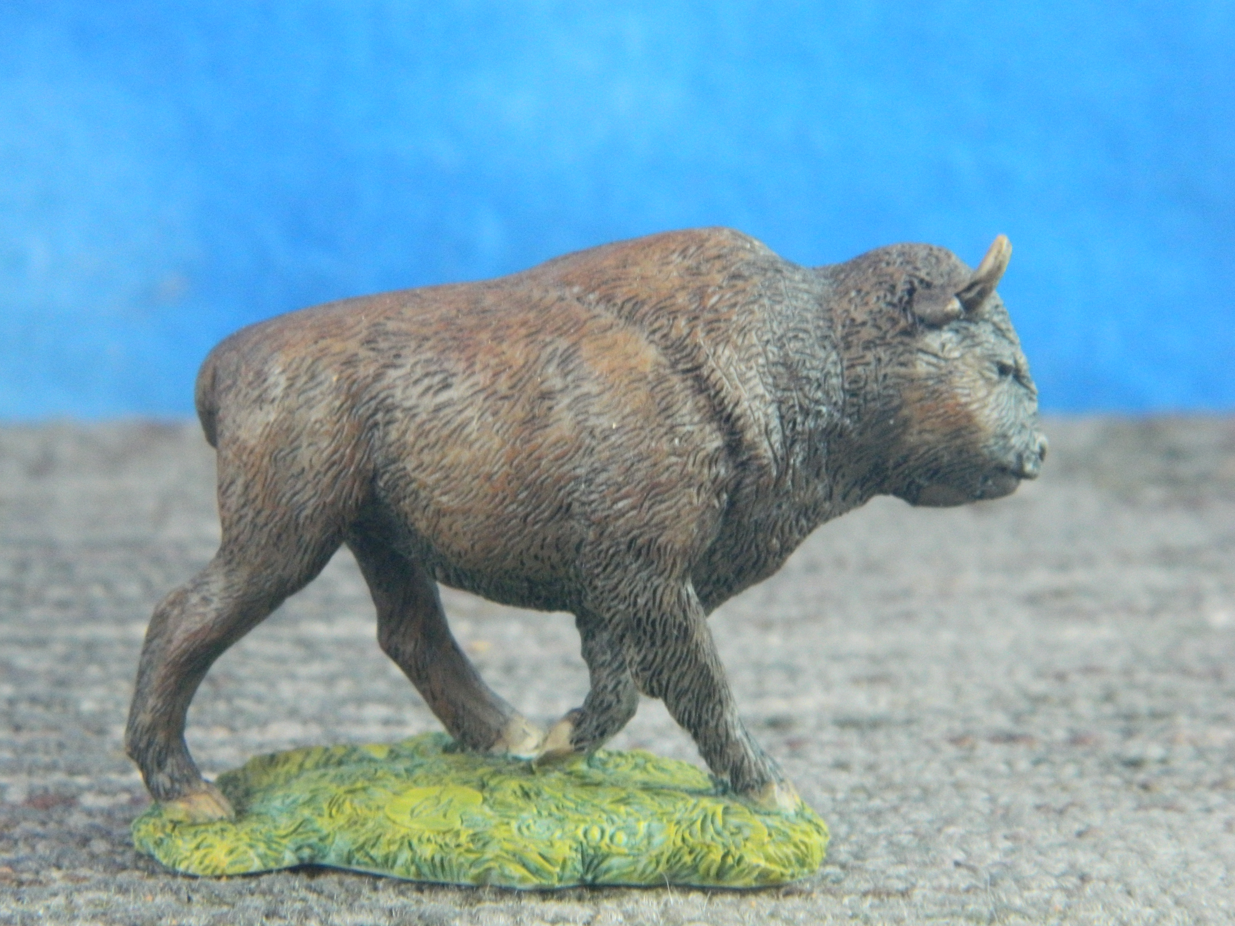 Nice Resin Miniature Young Bison Walking