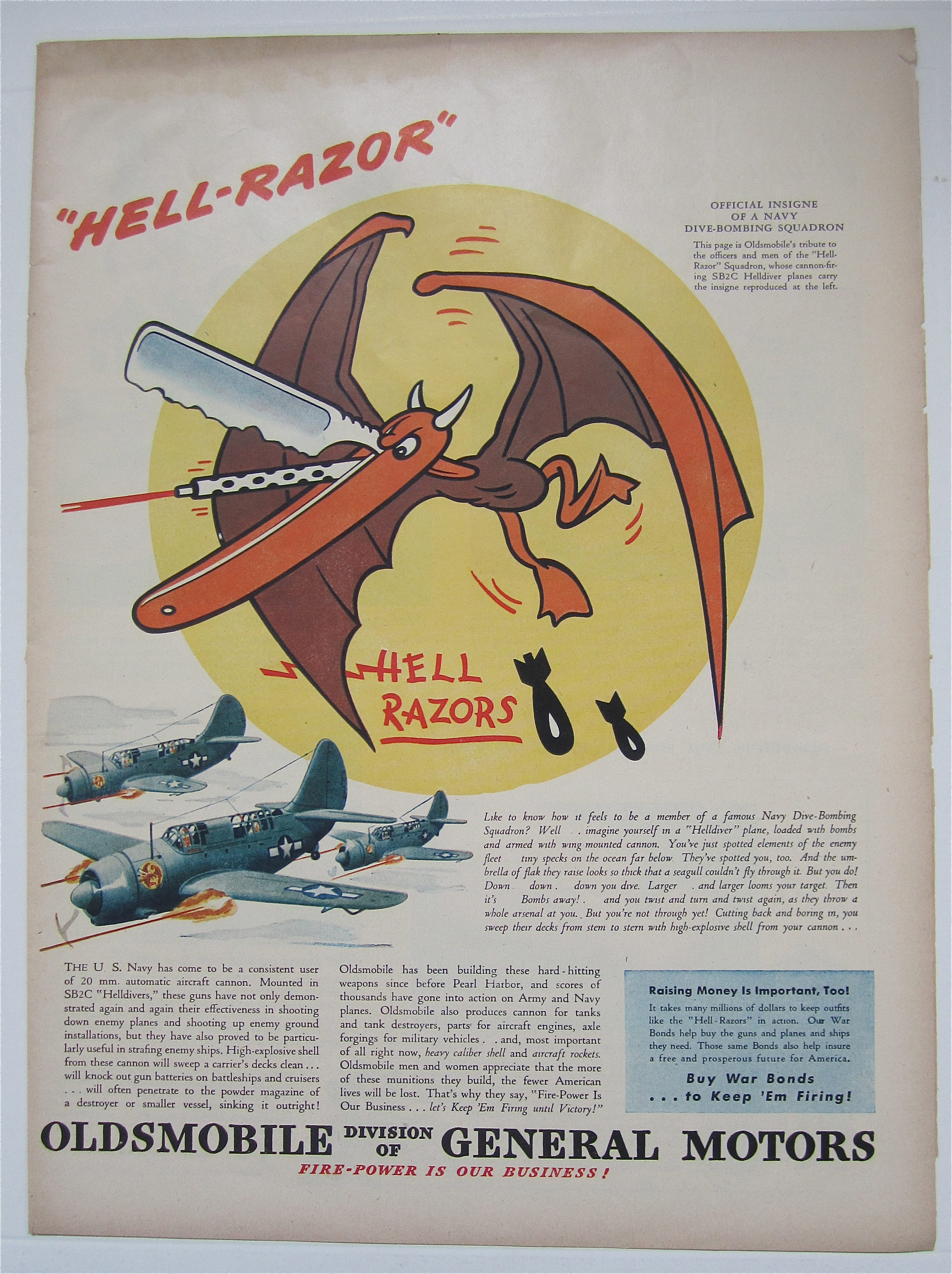 1945 Oldsmobile Division Of GM with Hell-Razor