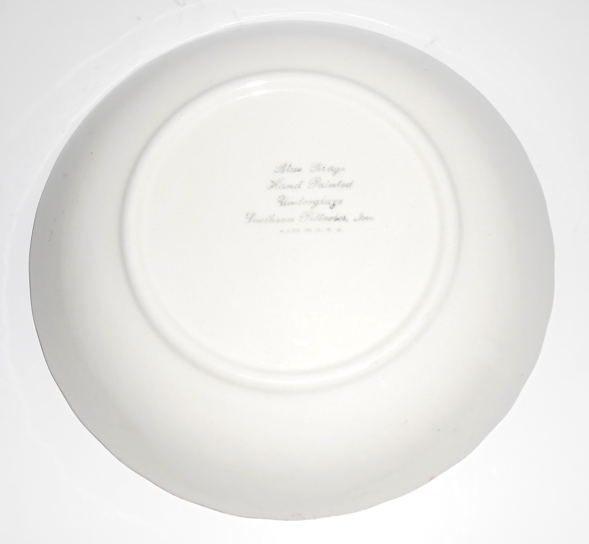 Blue Ridge Pottery Sweet Pea Soup Bowl