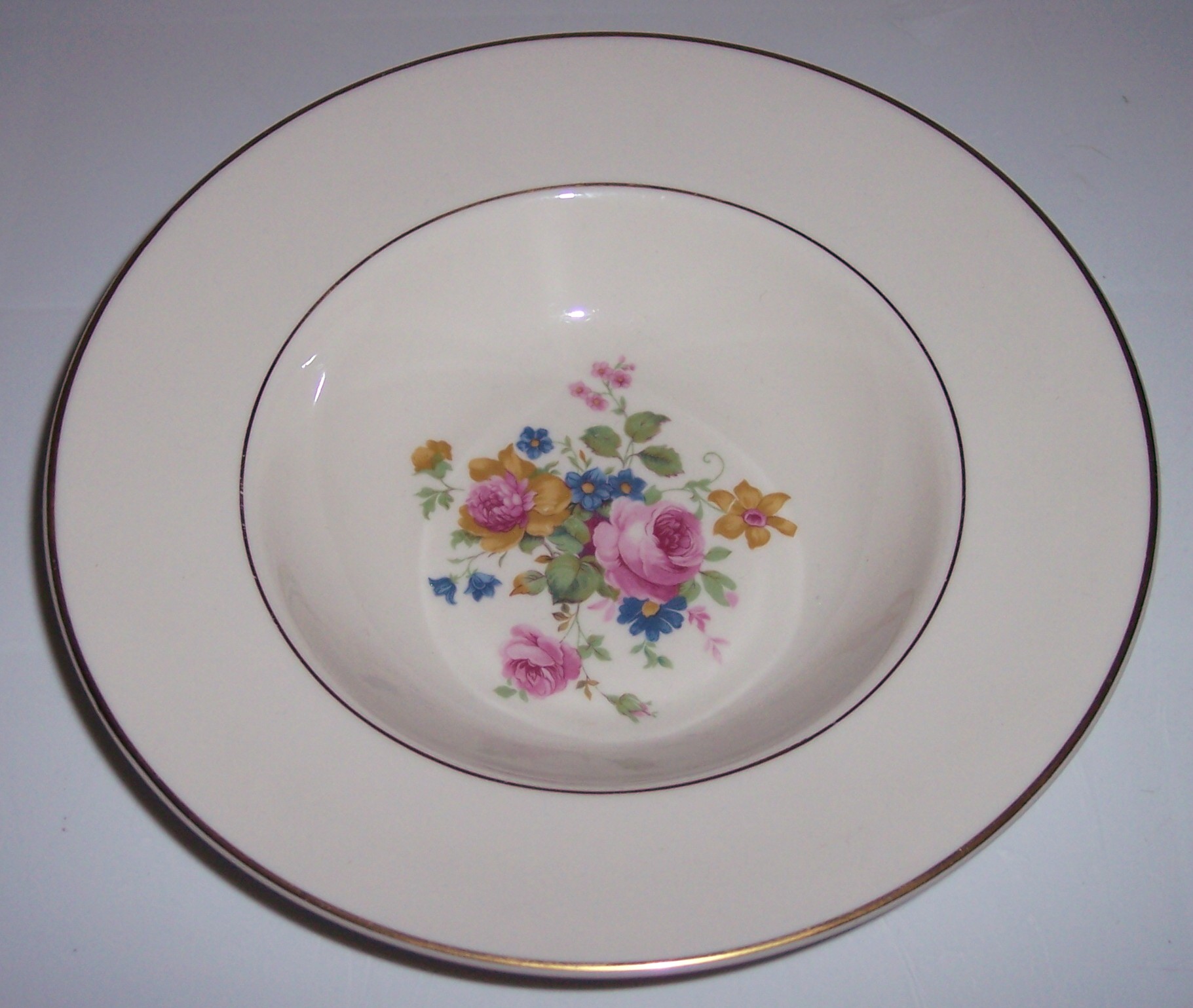 Pickard China Marguerite Rimmed Soup Bowl!