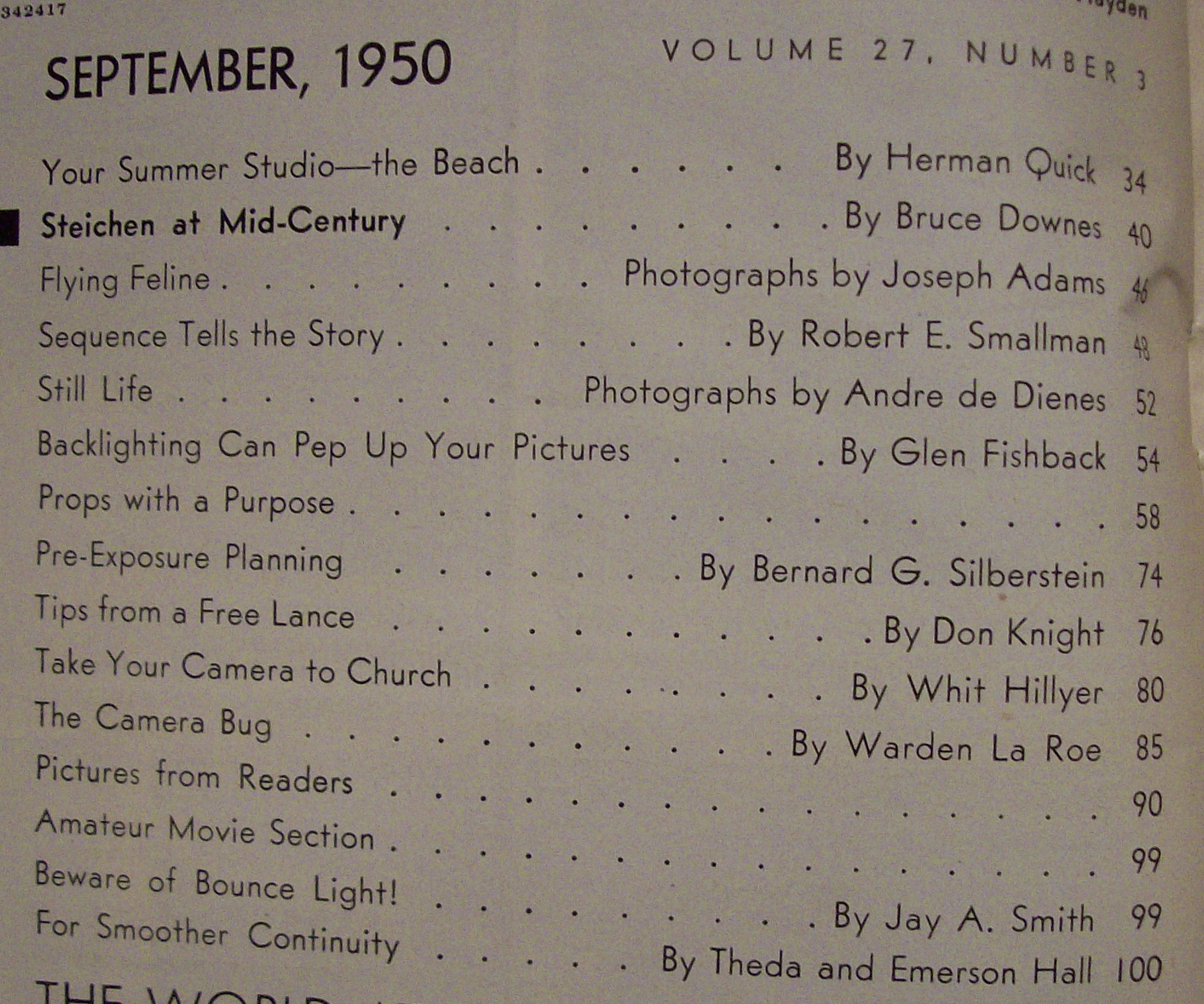 Popular Photography Magazine - September 1950