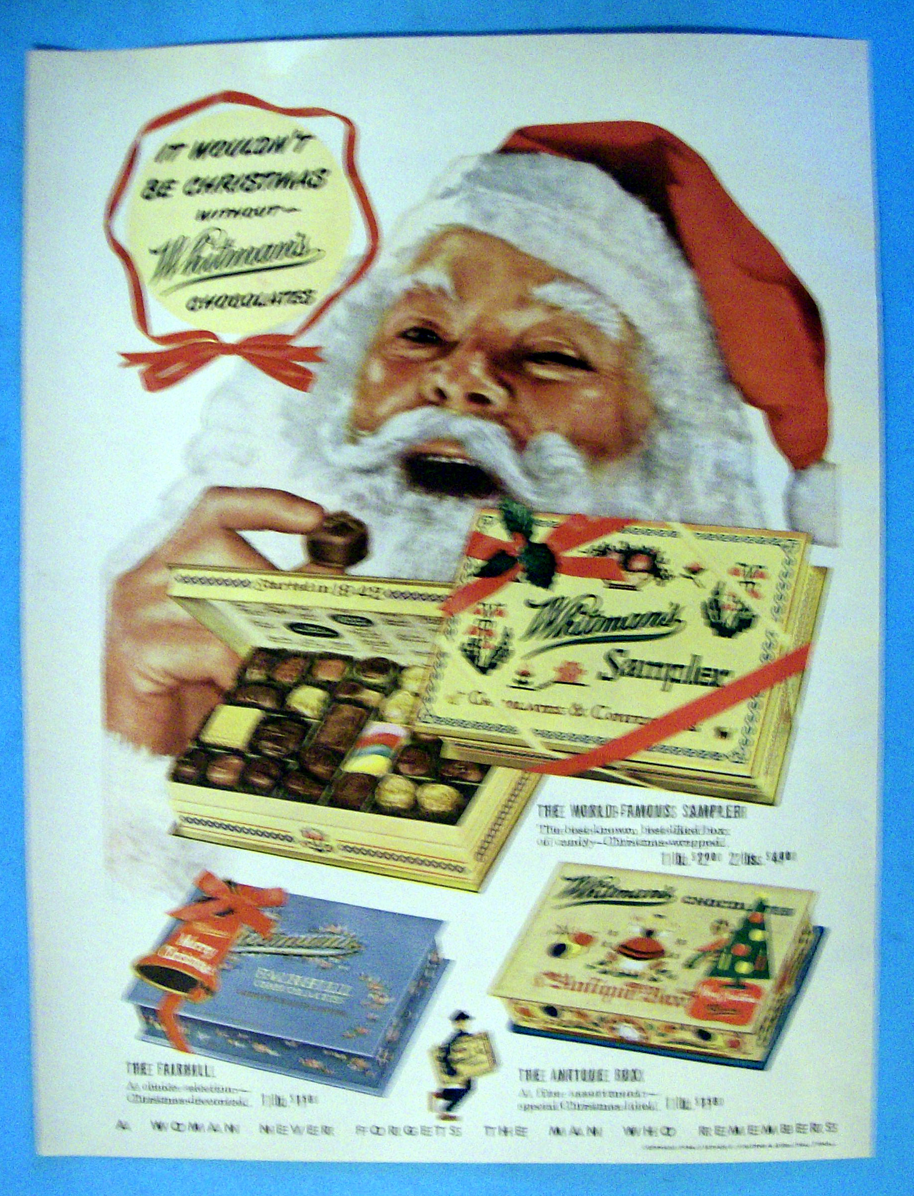 1949 Whitman's Sampler with Santa Claus