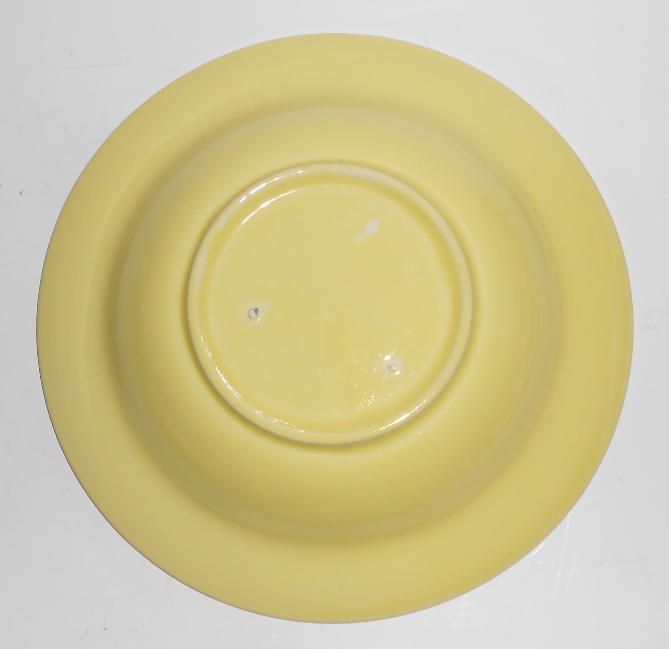 Coors Pottery Rosebud Yellow Rimmed Soup Bowl #3