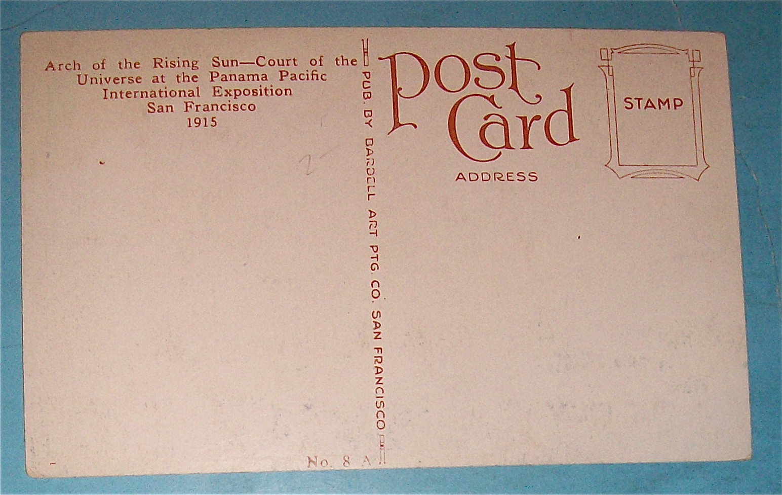 Arch Of The Rising Sun Postcard (Panama Pac Expo)