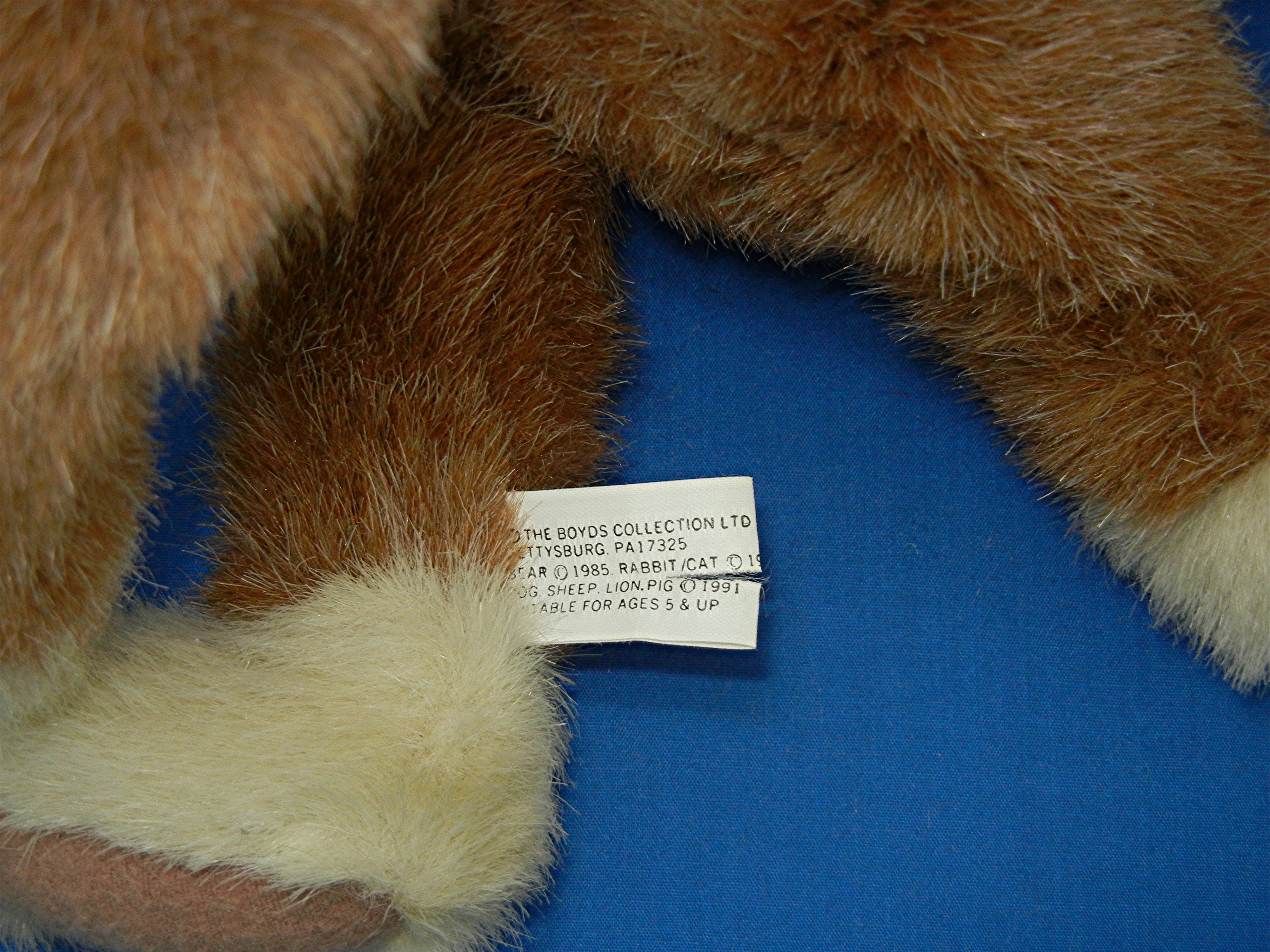 Boyds Plush Cat brown 10 Inches
