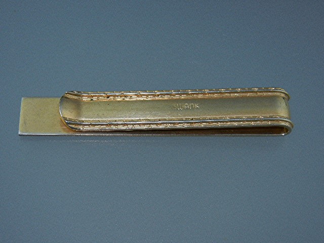 Tie Bar Swank Vintage Gold